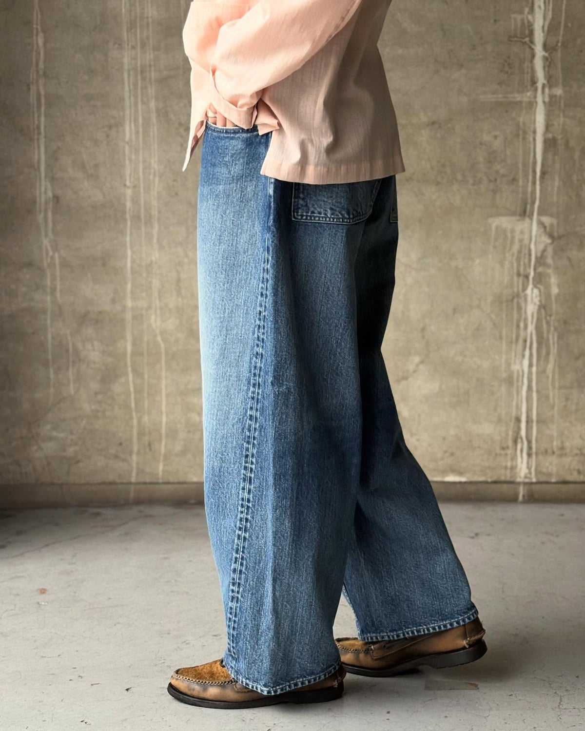 CIOTA / 13.5ozワイドバギーデニム (PTLM-27WBG-PIMBL)