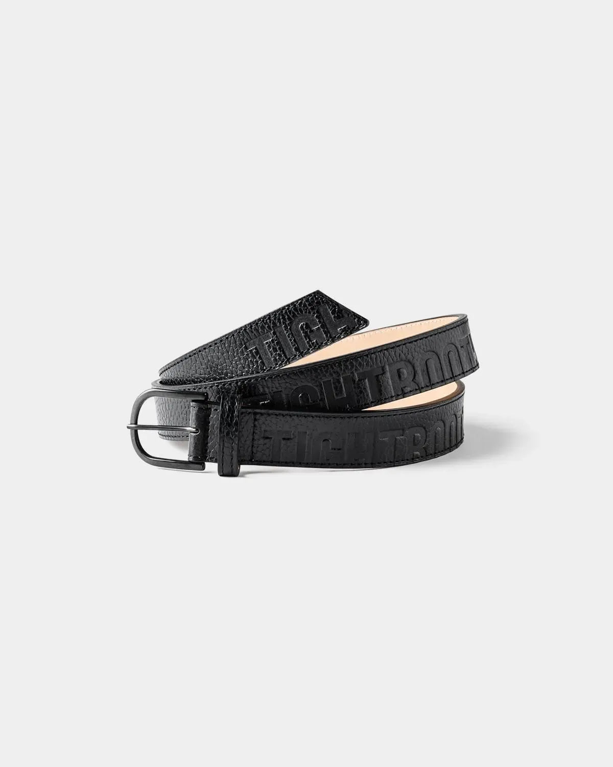 TIGHTBOOTH / LEATHER LOGO BELT (00009115)