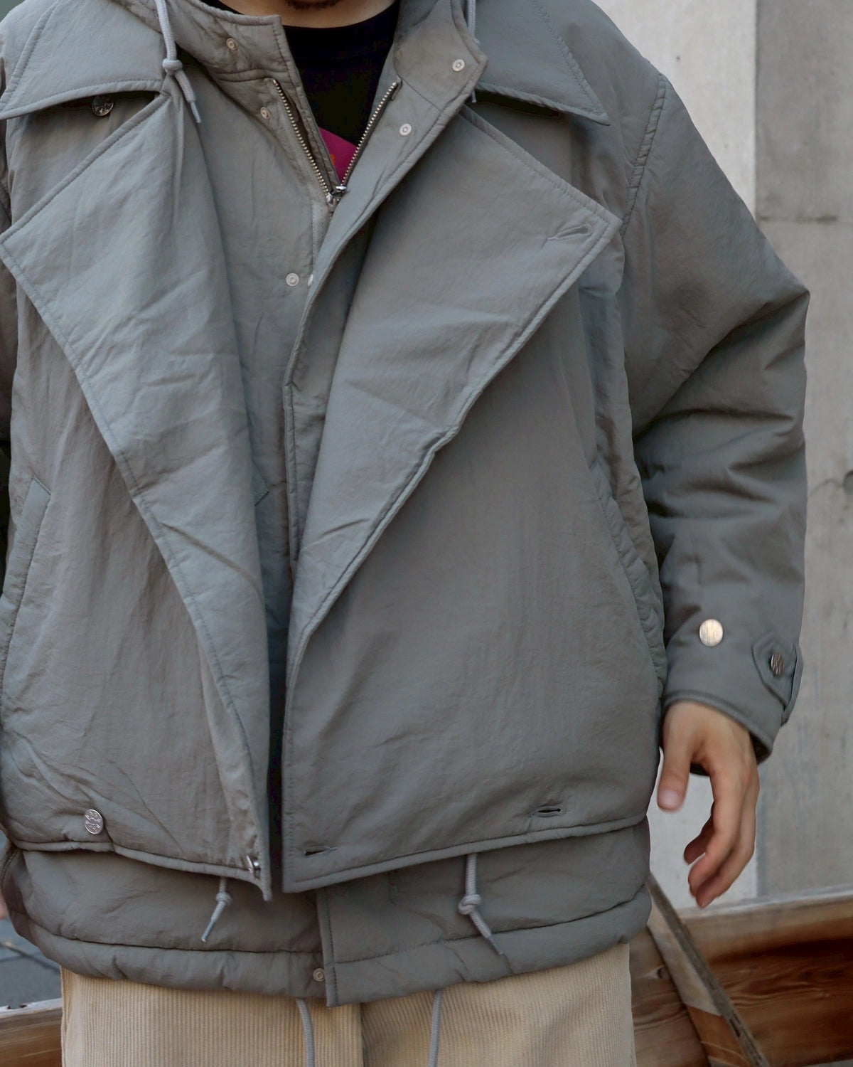 PHINGERIN / DOUBLE CUSHY HOODED JACKET (PD-252-JK-011)