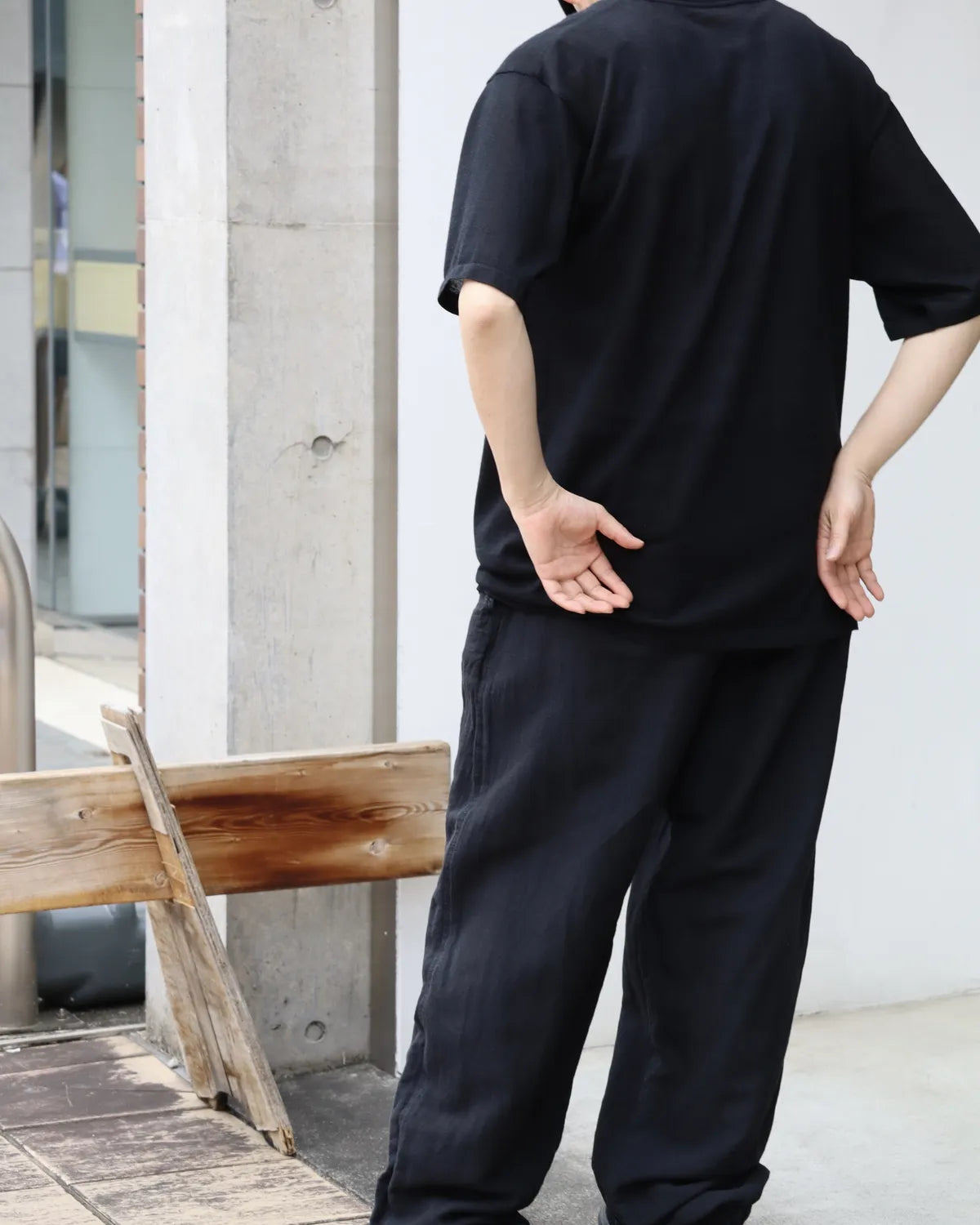 COMOLI / シルクコットン ドローストリングパンツ (D01-03019)