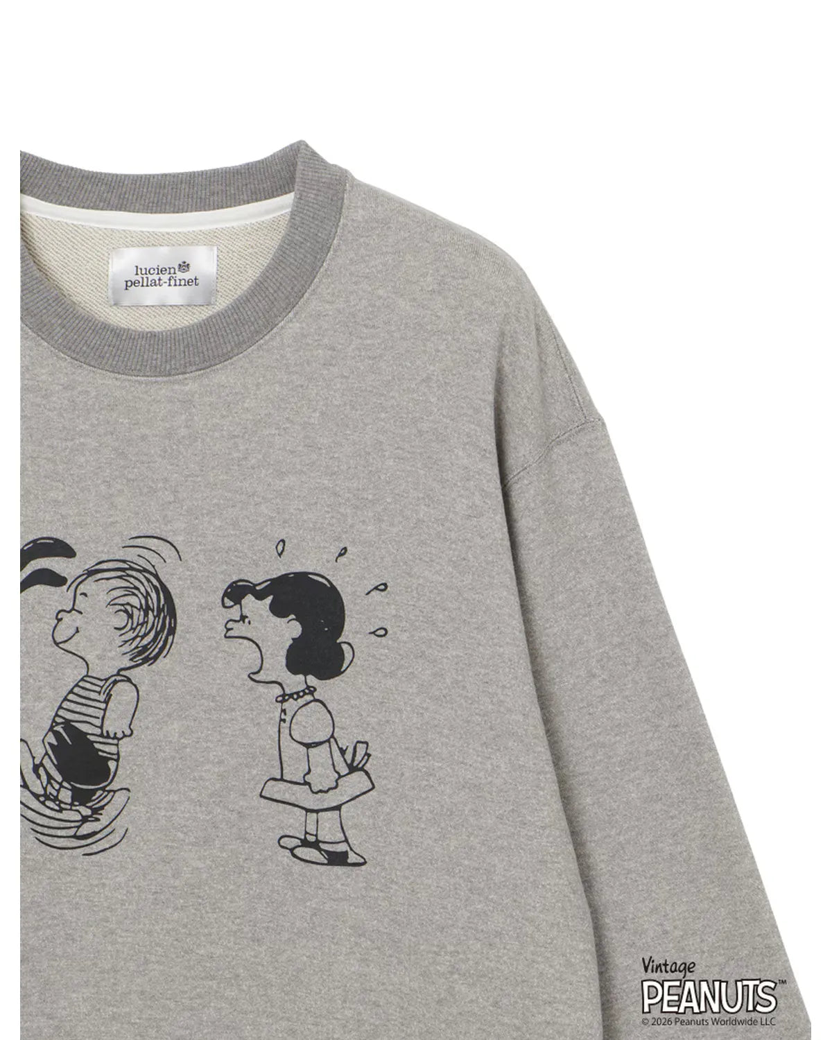 lucien pellat-finet × PEANUTS / フレンチテリー クルーネック (213-63400)