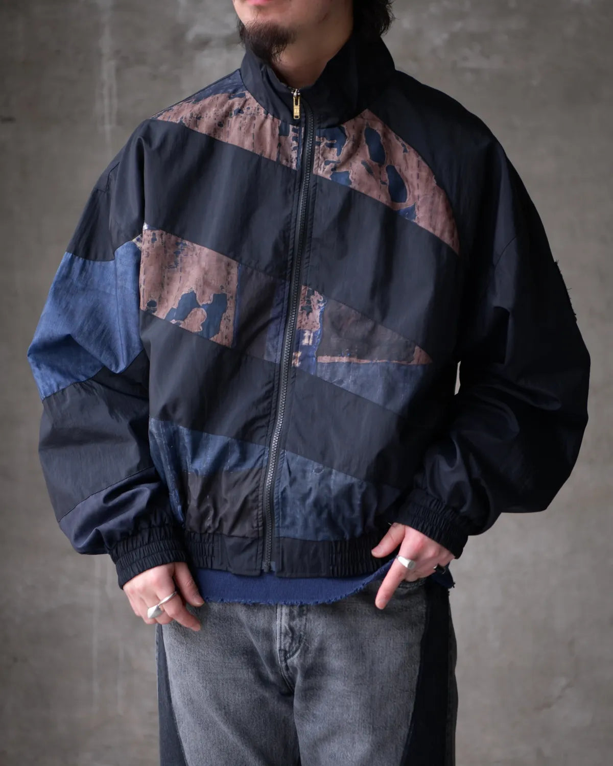 DEAR BORO / Nylon Transfer Priniting Jacket (793-6155005)