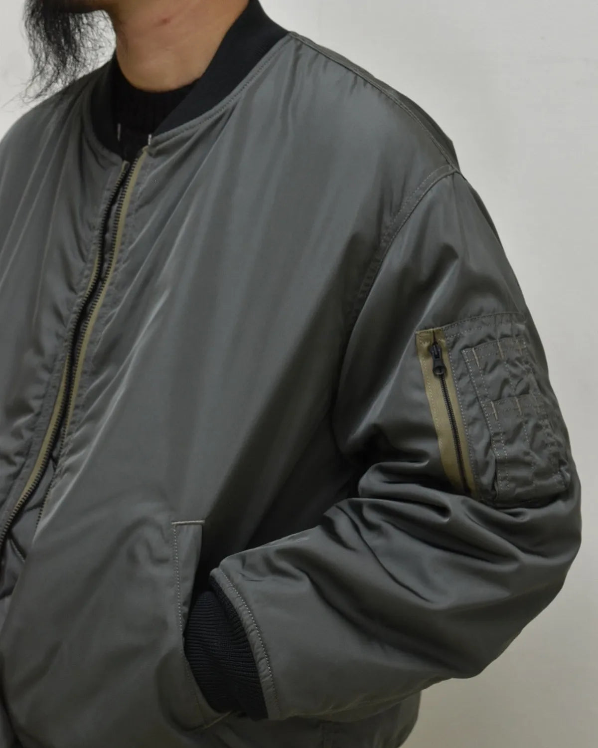 MARKAWARE / Silk Heavy Twill MA-1 (A25C16BL01C)