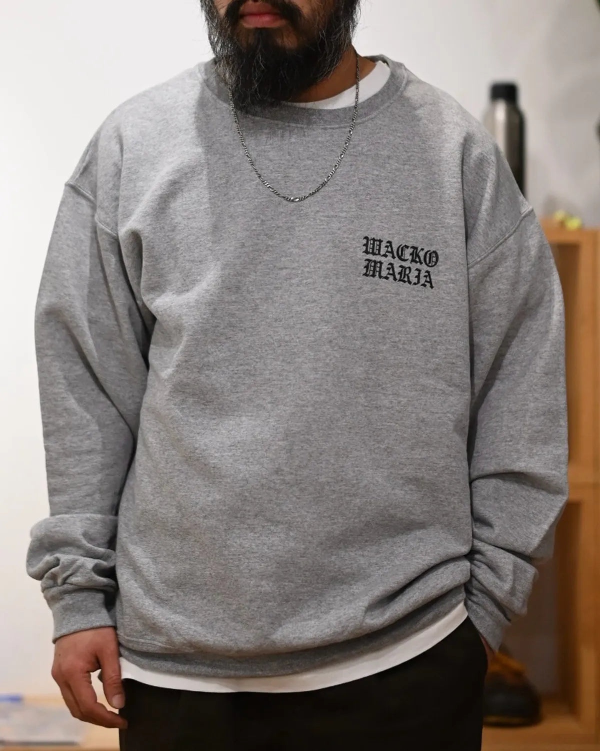 WACKO MARIA / CREW NECK SWEAT SHIRT -TYPE-1- (26SSE-WMC-SS06)