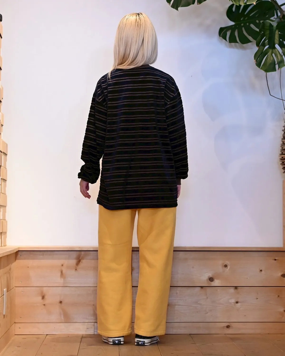PHEENY / Velvet border L/S (PA25-CS09)