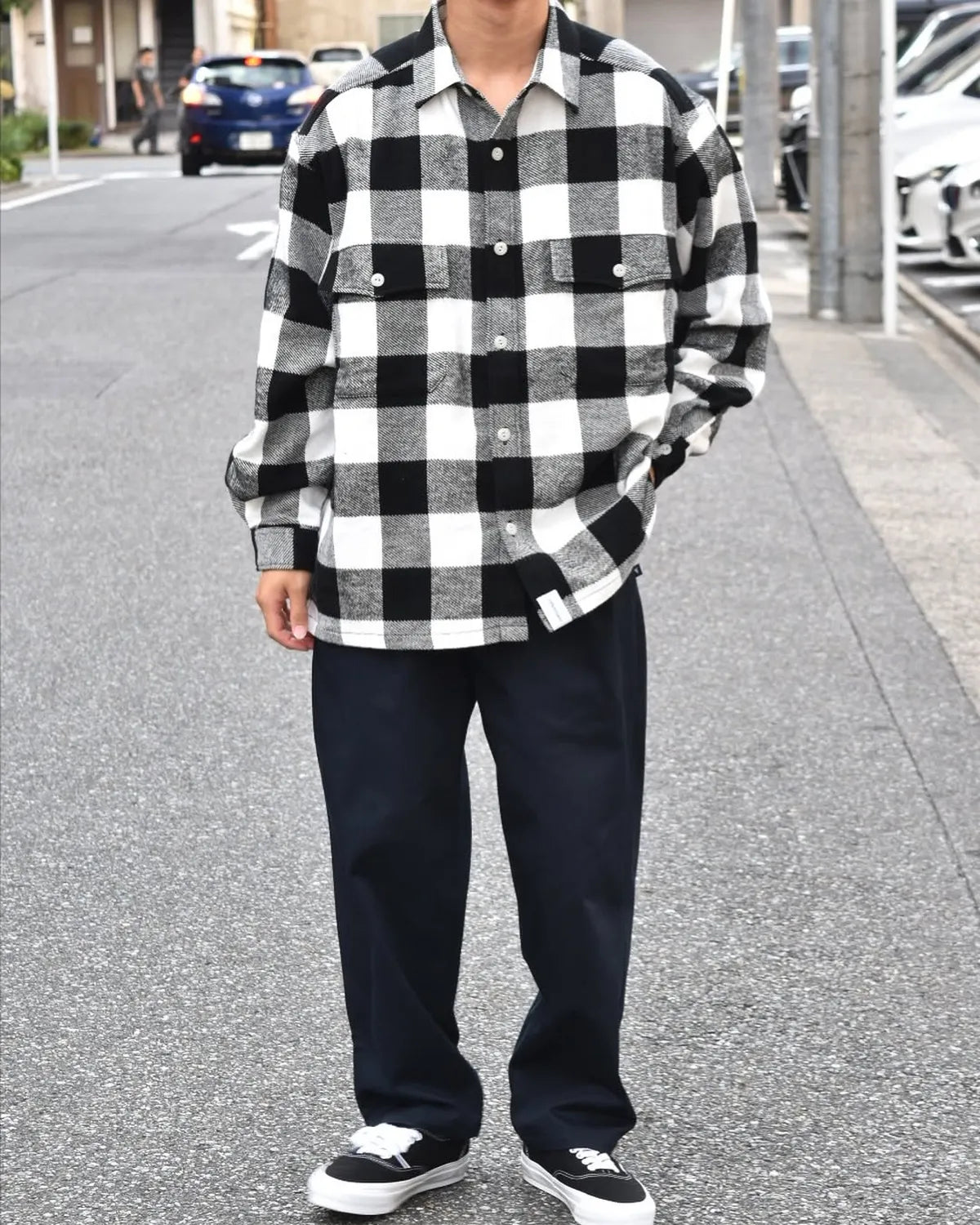DESCENDANT / VANNING PLAID LS SHIRT (252TQDS-SHM05)