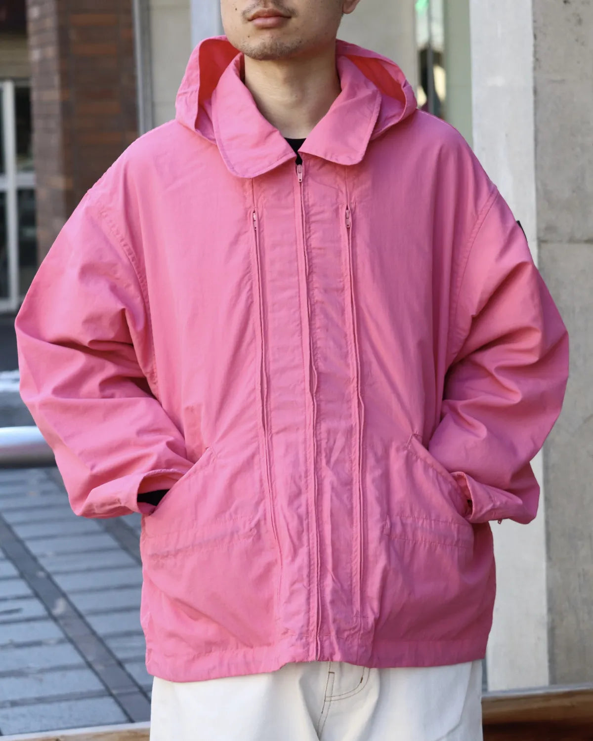 PHINGERIN / CRUSHED NYLON FULL PACK JACKET (PD-261-JK-011)