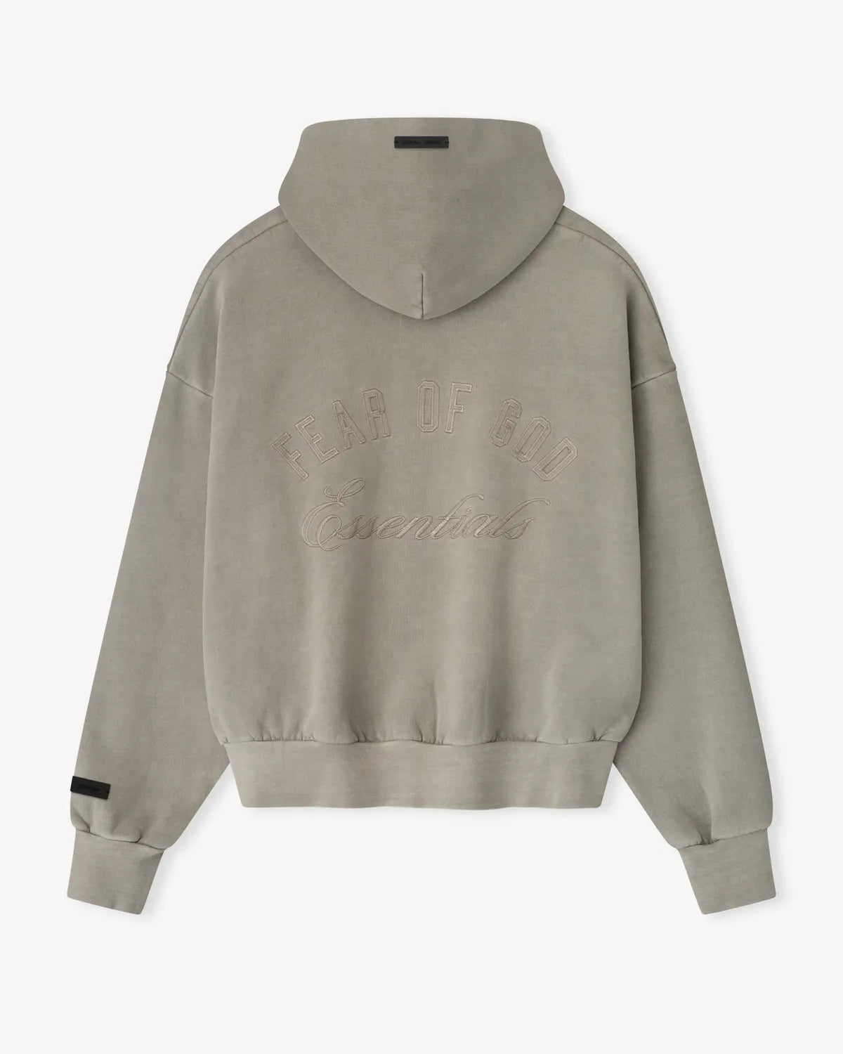 ESSENTIALS / Embroidered Classic Full Zip Hoodie (192HO254781F)