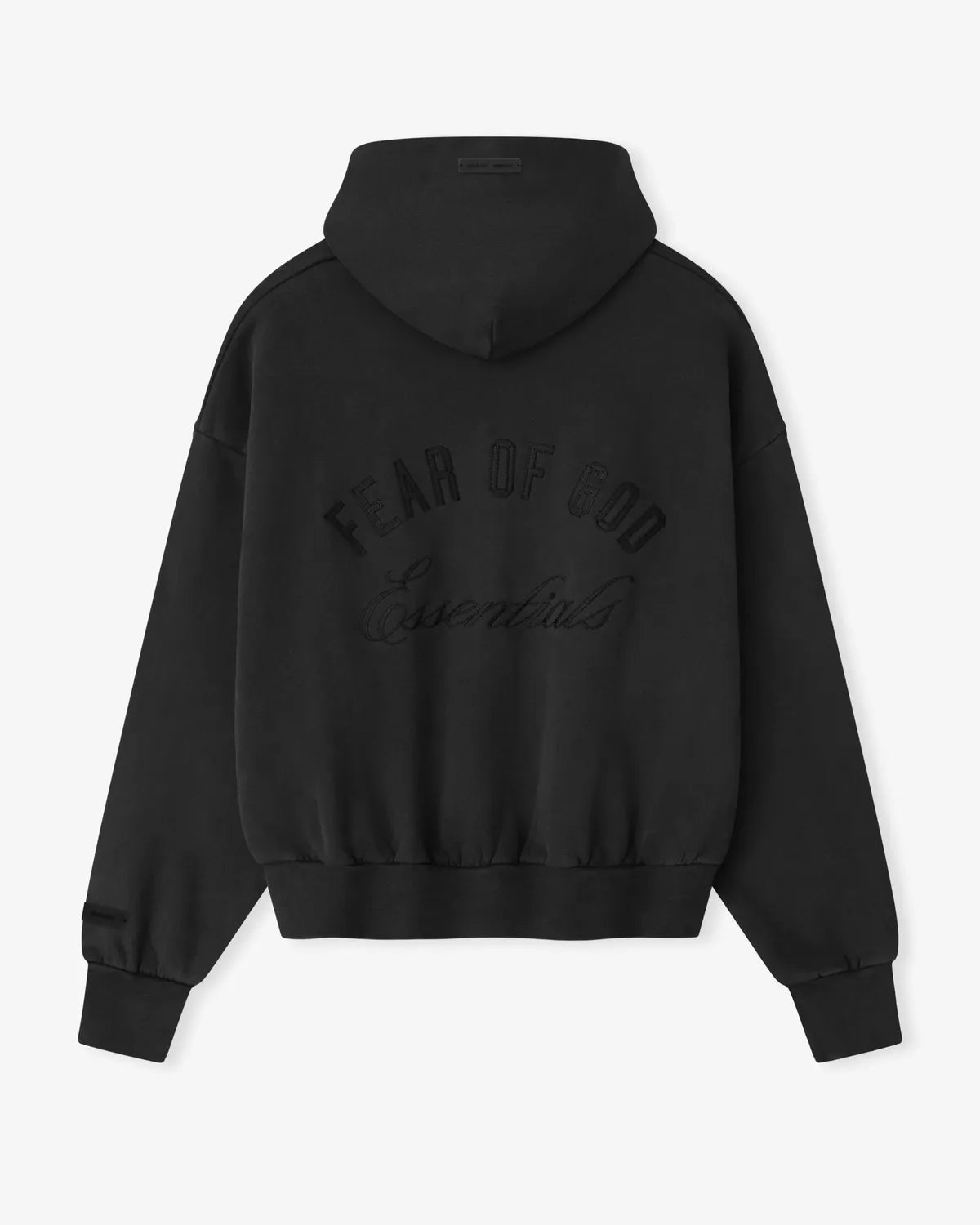 ESSENTIALS / Embroidered Classic Full Zip Hoodie (192HO254781F)