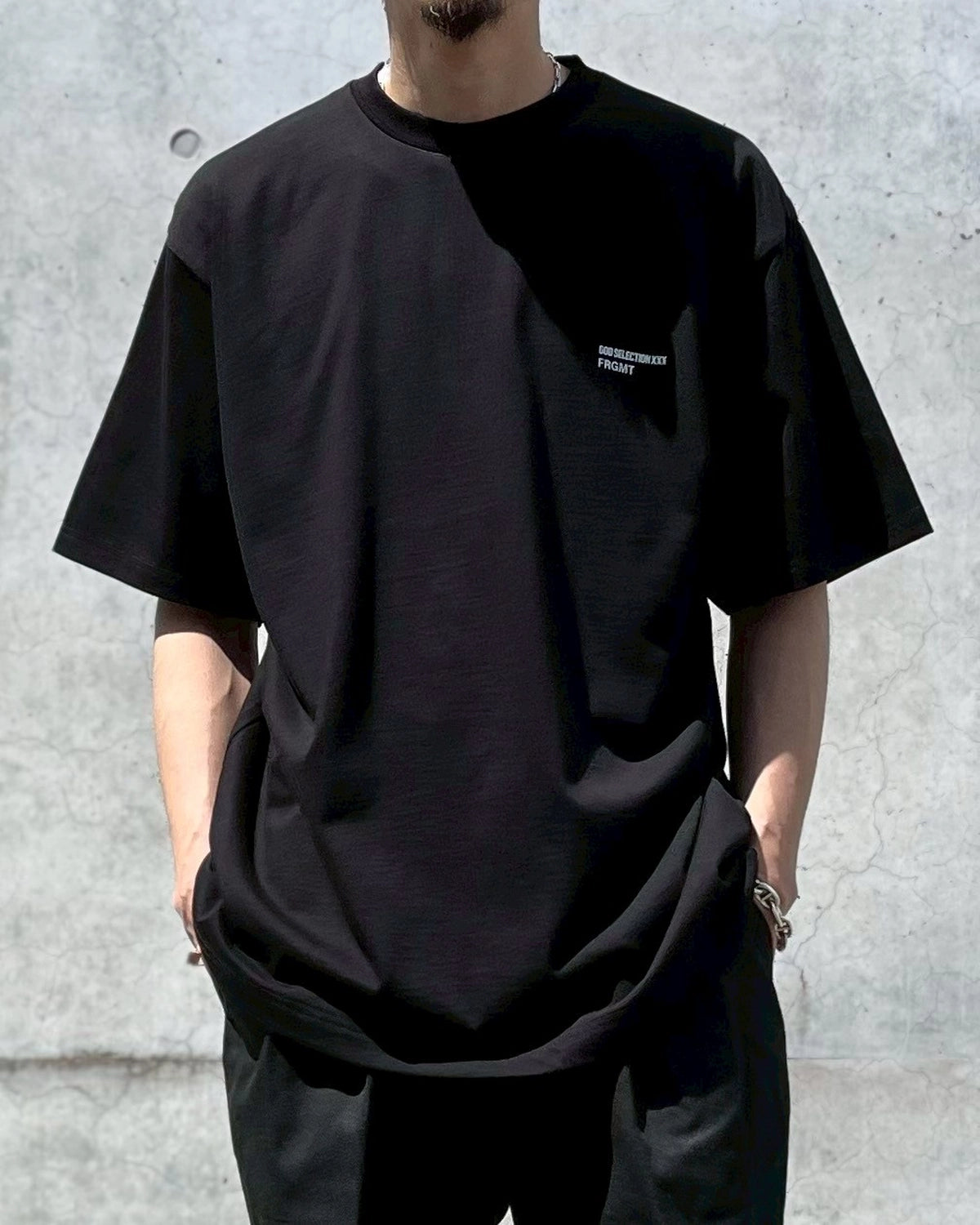 GOD SELECTION XXX × FRAGMENT / T-SHIRT (GX-S25-12FST-02)