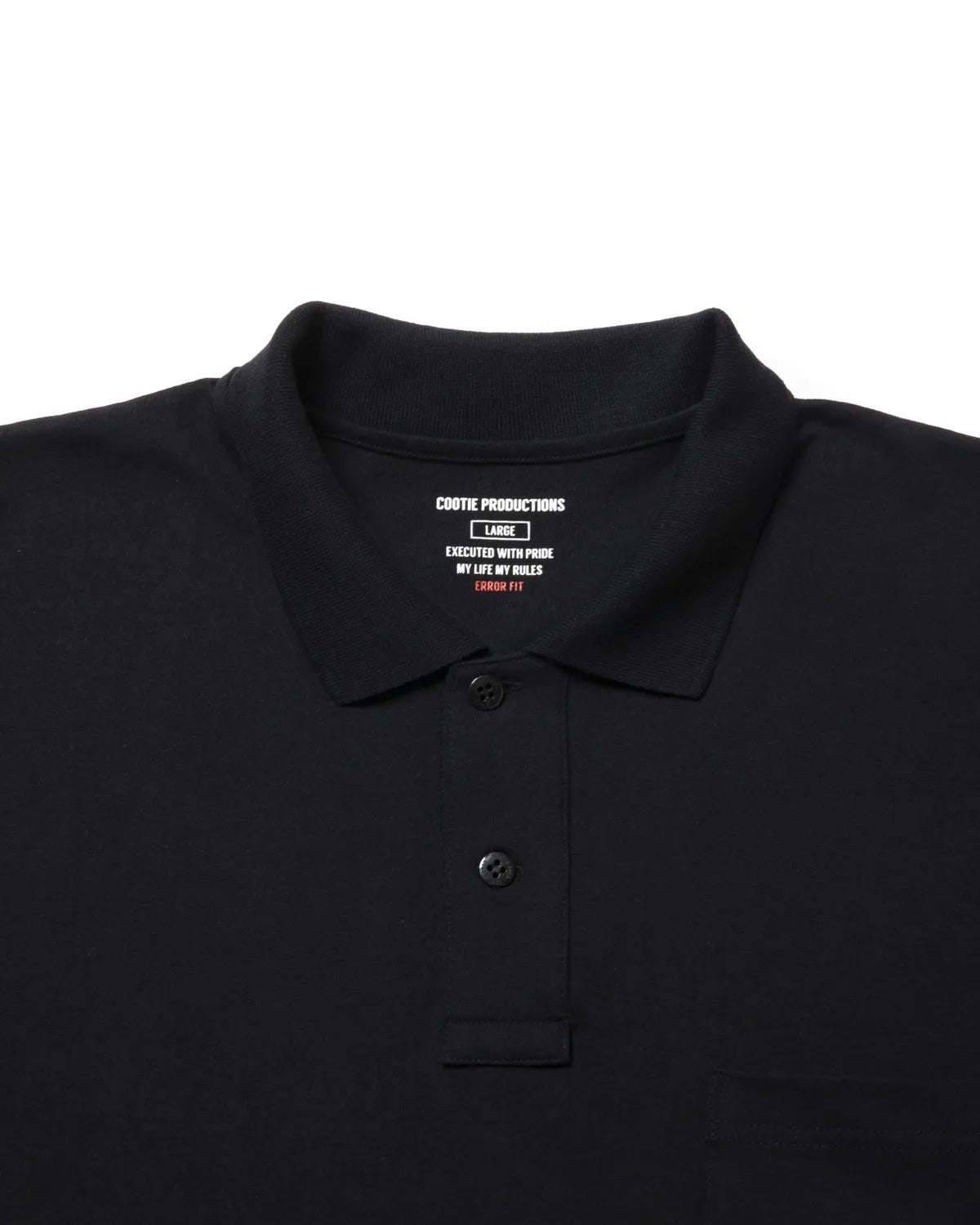 COOTIE PRODUCTIONS® / Open End Yarn Error Fit S/S Polo (CTE-25S317)