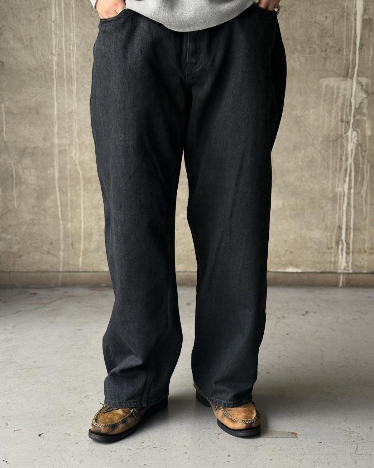 CIOTA / 13.5ozワイドバギーデニム (PTLM-27WBG-MBK)