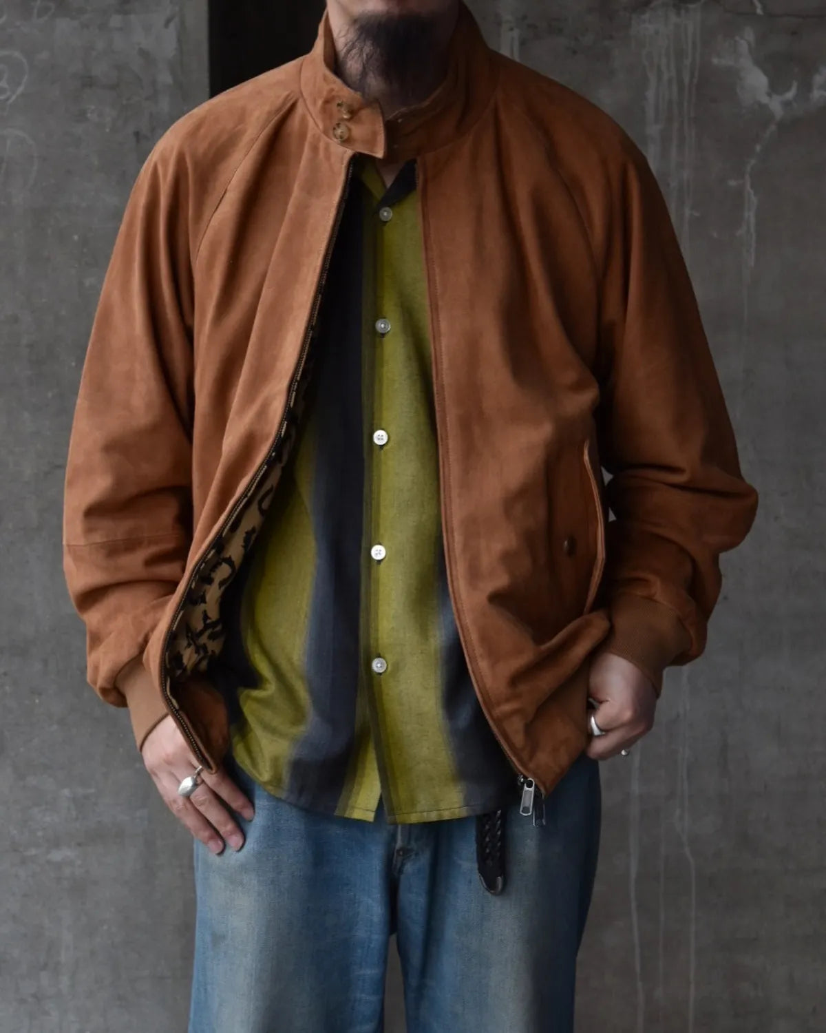 WACKO MARIA × BARACUTA / G9 SUEDE LEATHER HARRINGTON JACKET (25FW-WMO-BC01)