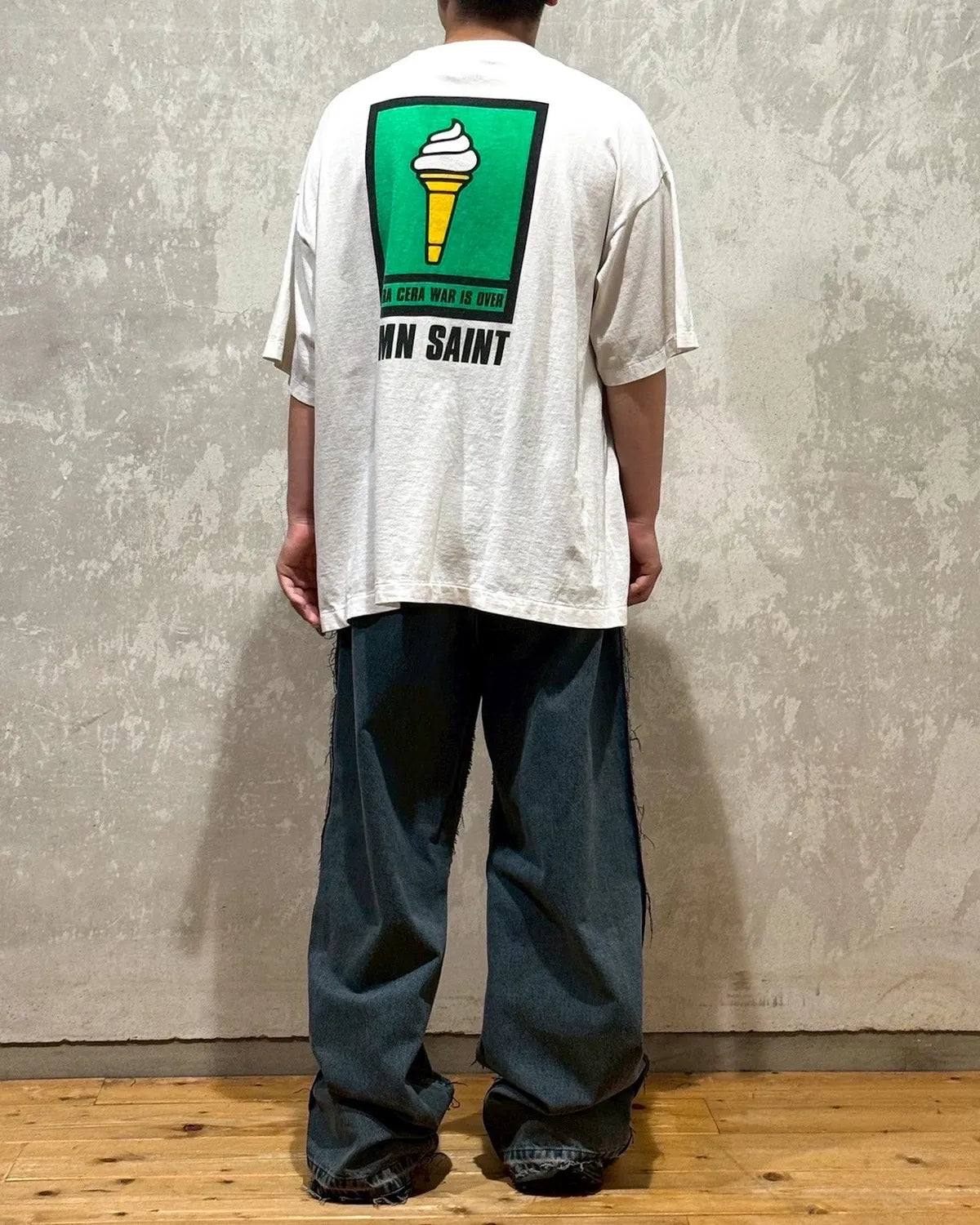 ©︎SAINT Mxxxxxx × Kosuke Kawamura / KK_SS TEE_ICECREAM (SM-HR1-0000-C15)