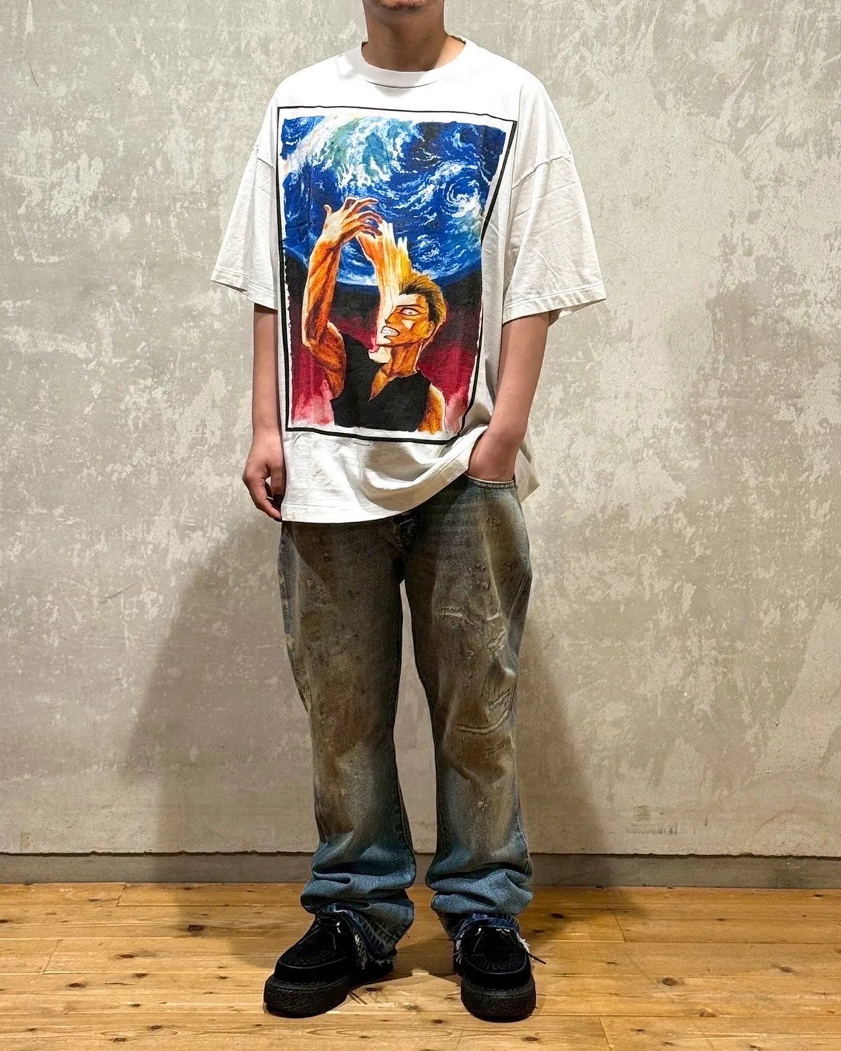 ©︎SAINT Mxxxxxx × 寄生獣 / KJ_SS TEE -寄生獣-parasyte- (SM-HR1-0000-C27)