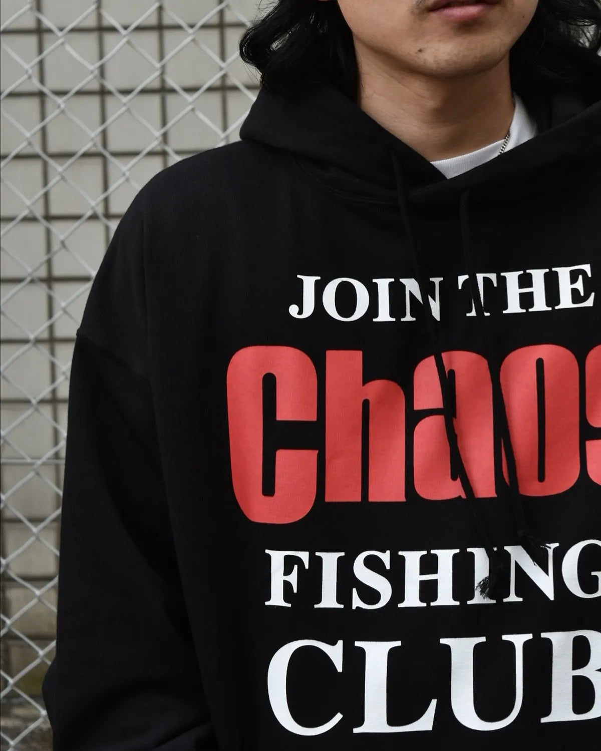 Chaos Fishing Club / Logo Pigment Hoodie (CFC-25AW-CUT02)