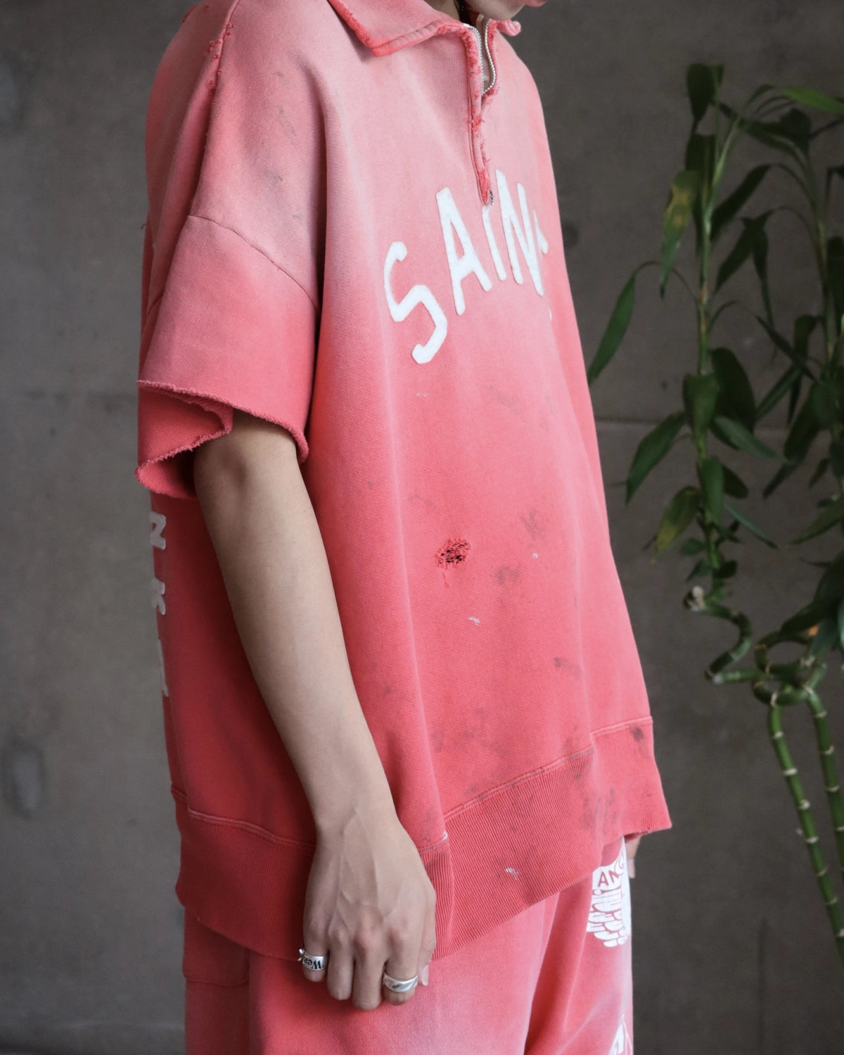 ©︎SAINT Mxxxxxx / SS HALF ZIP SWEAT / SAINT (SM-MK8-0000-053)