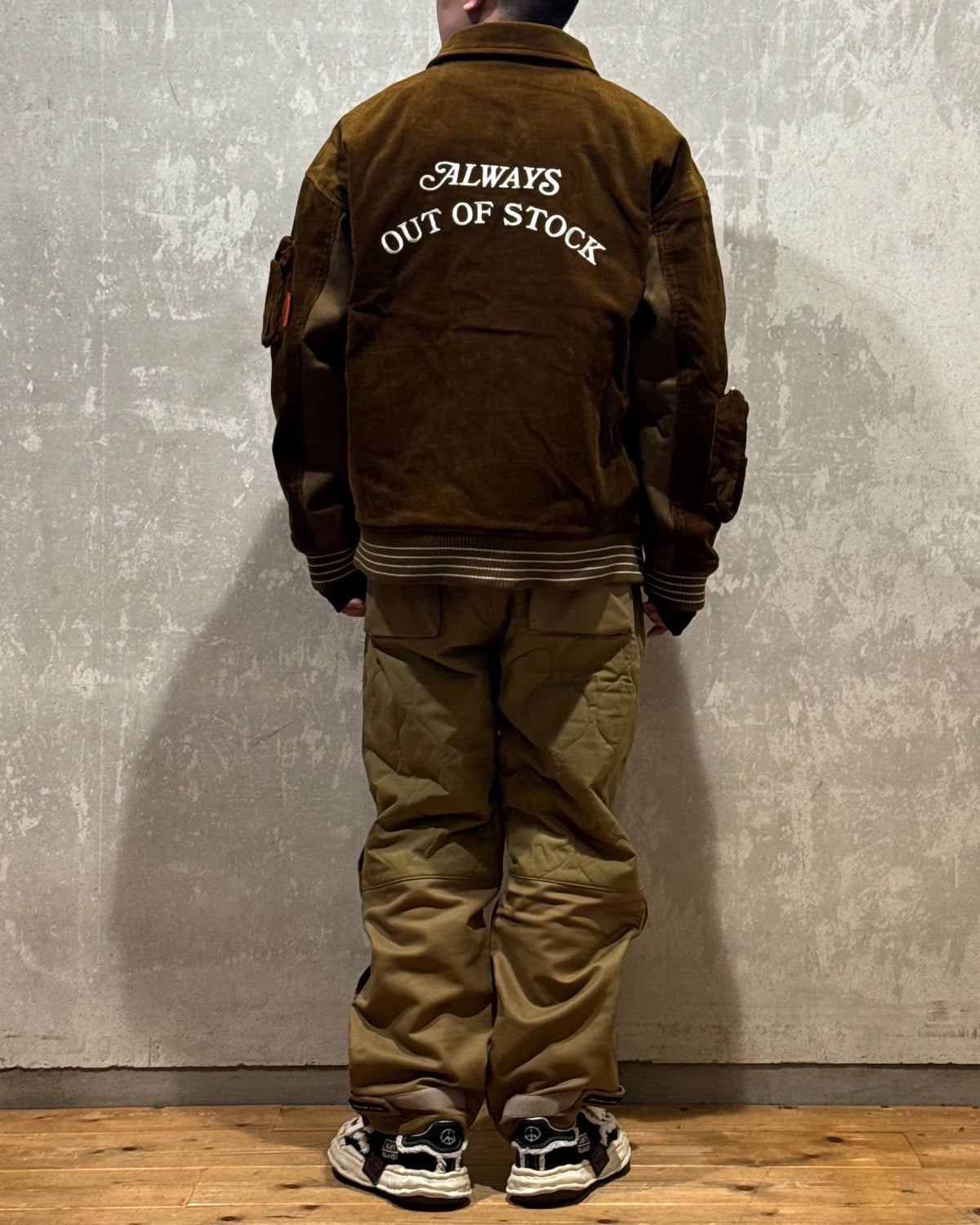 ALWAYS OUT OF STOCK / STADIUM BOMBER JACKET (HA-025201124)