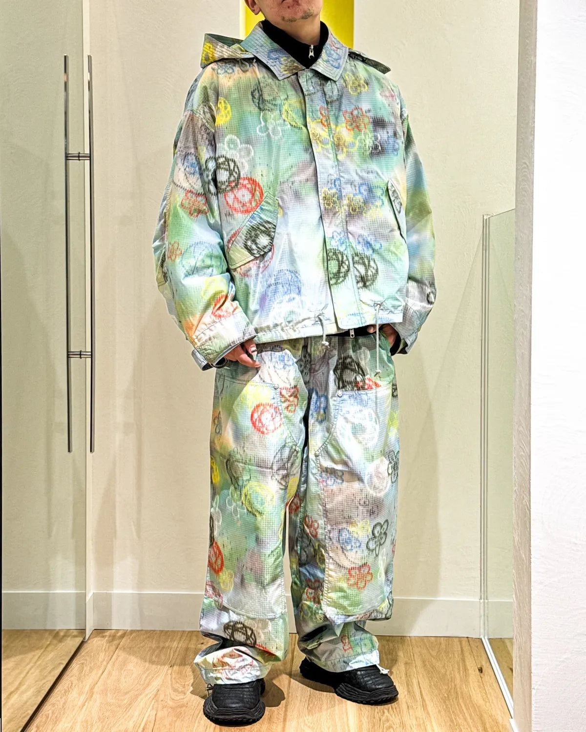 KENZO / 'KENZO X FUTURA 2000' DOUBLE KNEE PANTS (FF65PA247912)