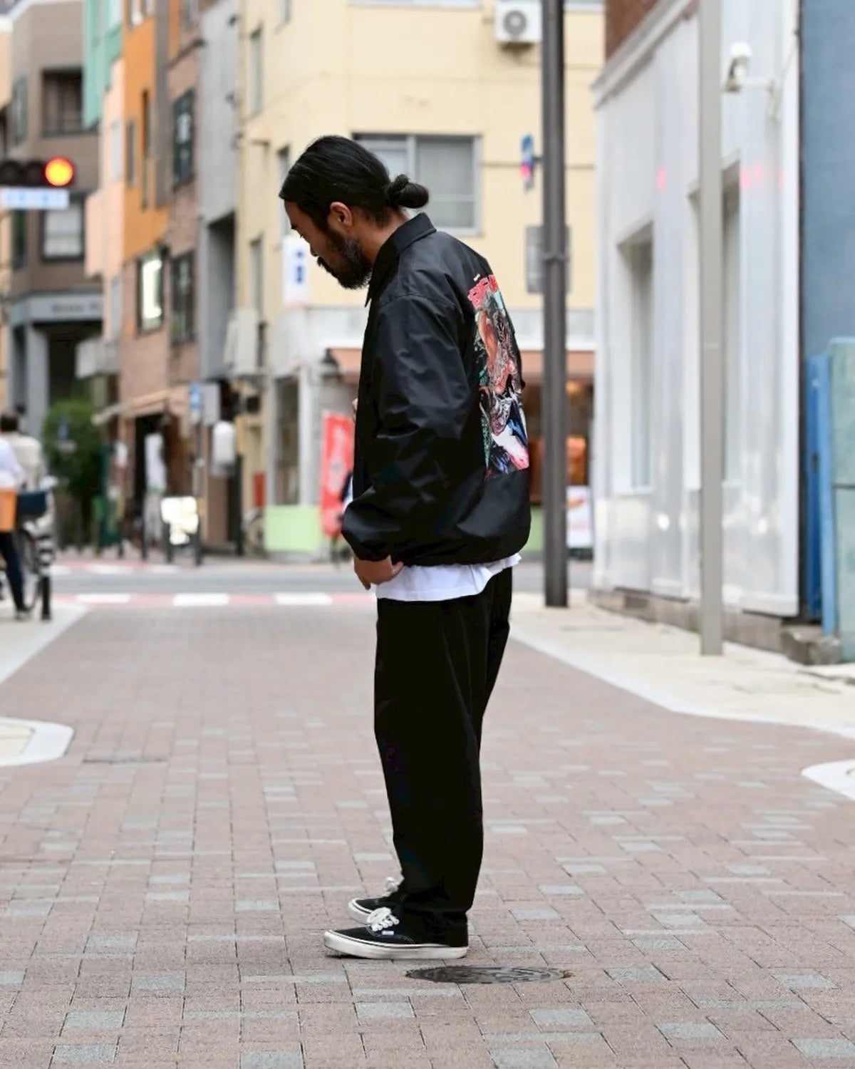 WACKO MARIA × TERRIFIER / COACH JACKET (TERRIFIER-WM-BL02)