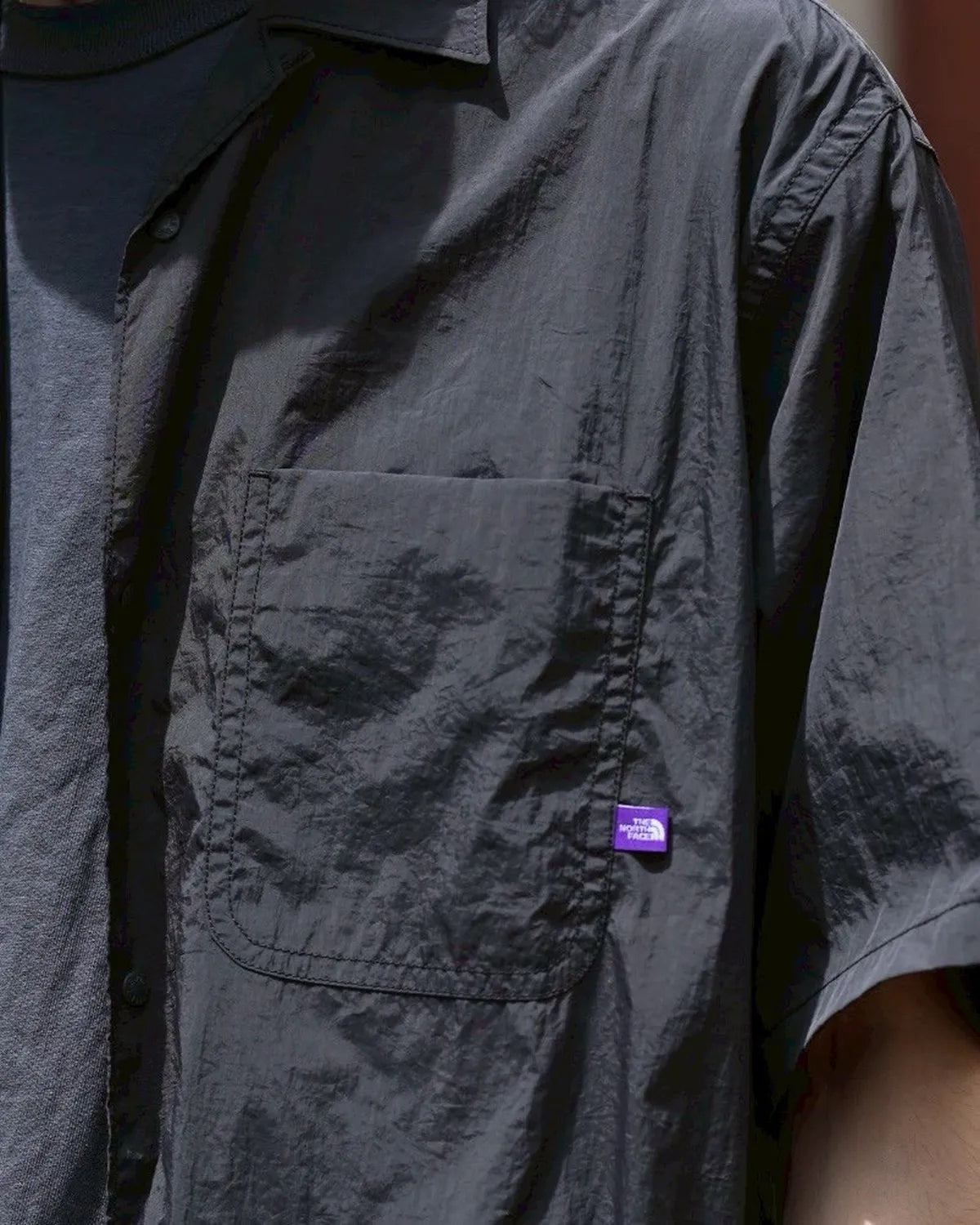 THE NORTH FACE PURPLE LABEL / Nylon Taffeta Field S/S Shirt (N25SG055)