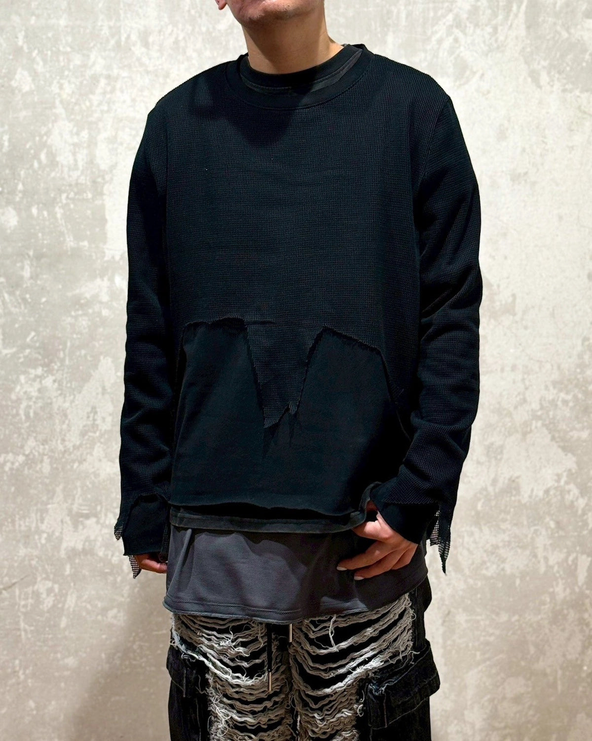 A Good Bad Influence / CRUSHED LAYERD L/S (AGBI-25SS-LS11)