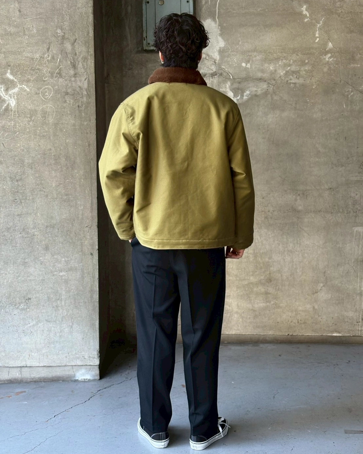 WACKO MARIA / ALPACA BOA N-1 DECK JACKET (25FW-WMO-ML07)