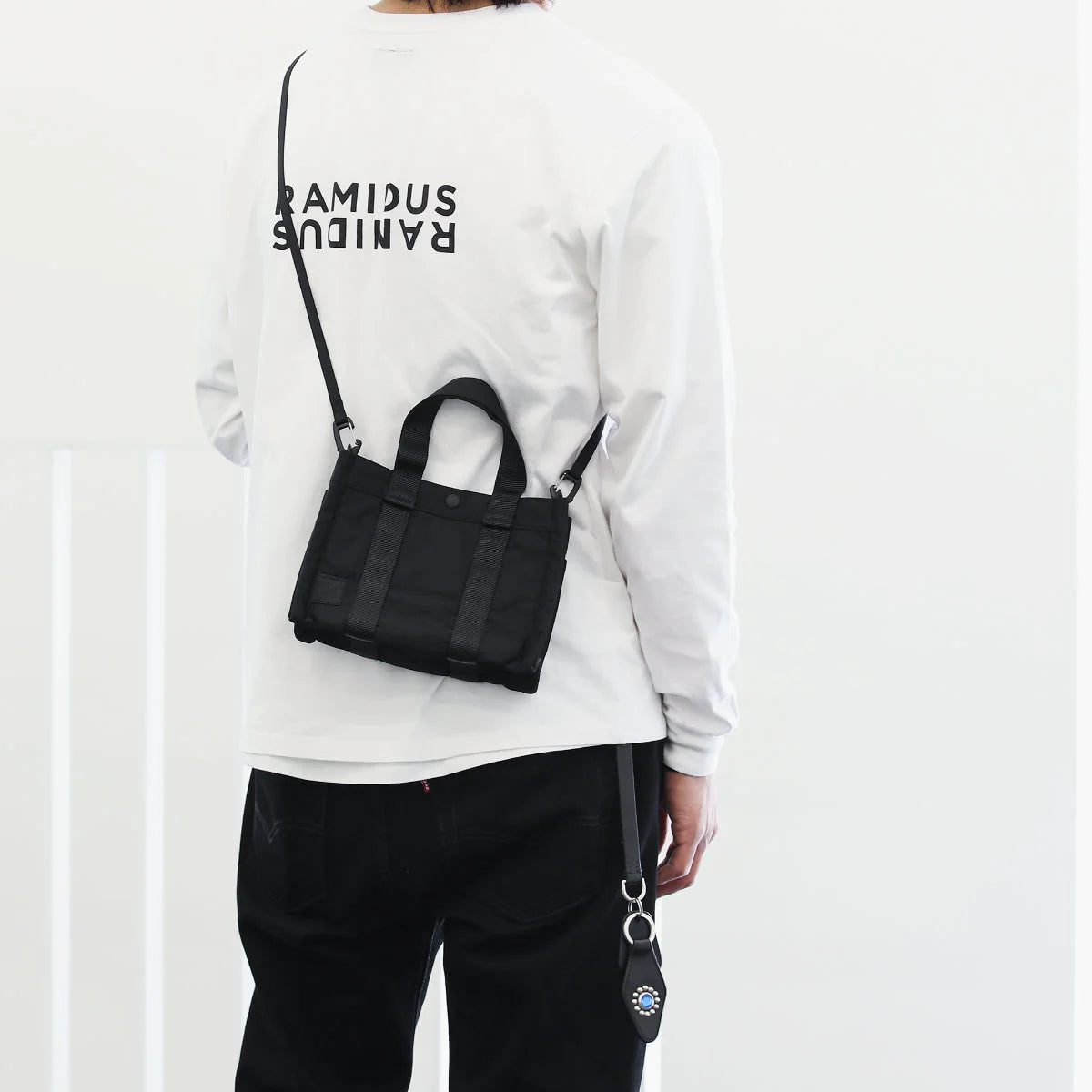 RAMIDUS / “BLACK BEAUTY” 2WAY TOTE BAG (XS)