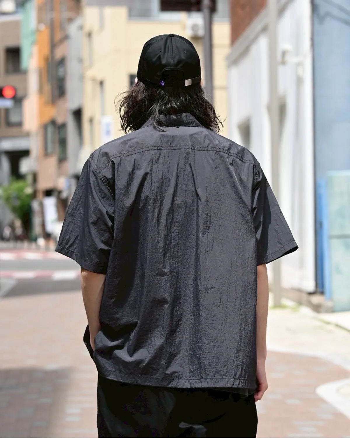 THE NORTH FACE PURPLE LABEL / Nylon Taffeta Field S/S Shirt (N25SG055)