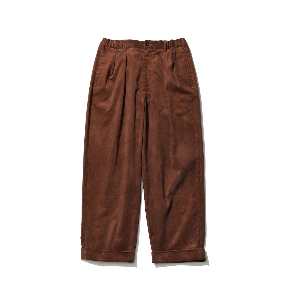 TapWater / Corduroy Tuck Trousers / タップウォータ コーデュロイ タックパンツ