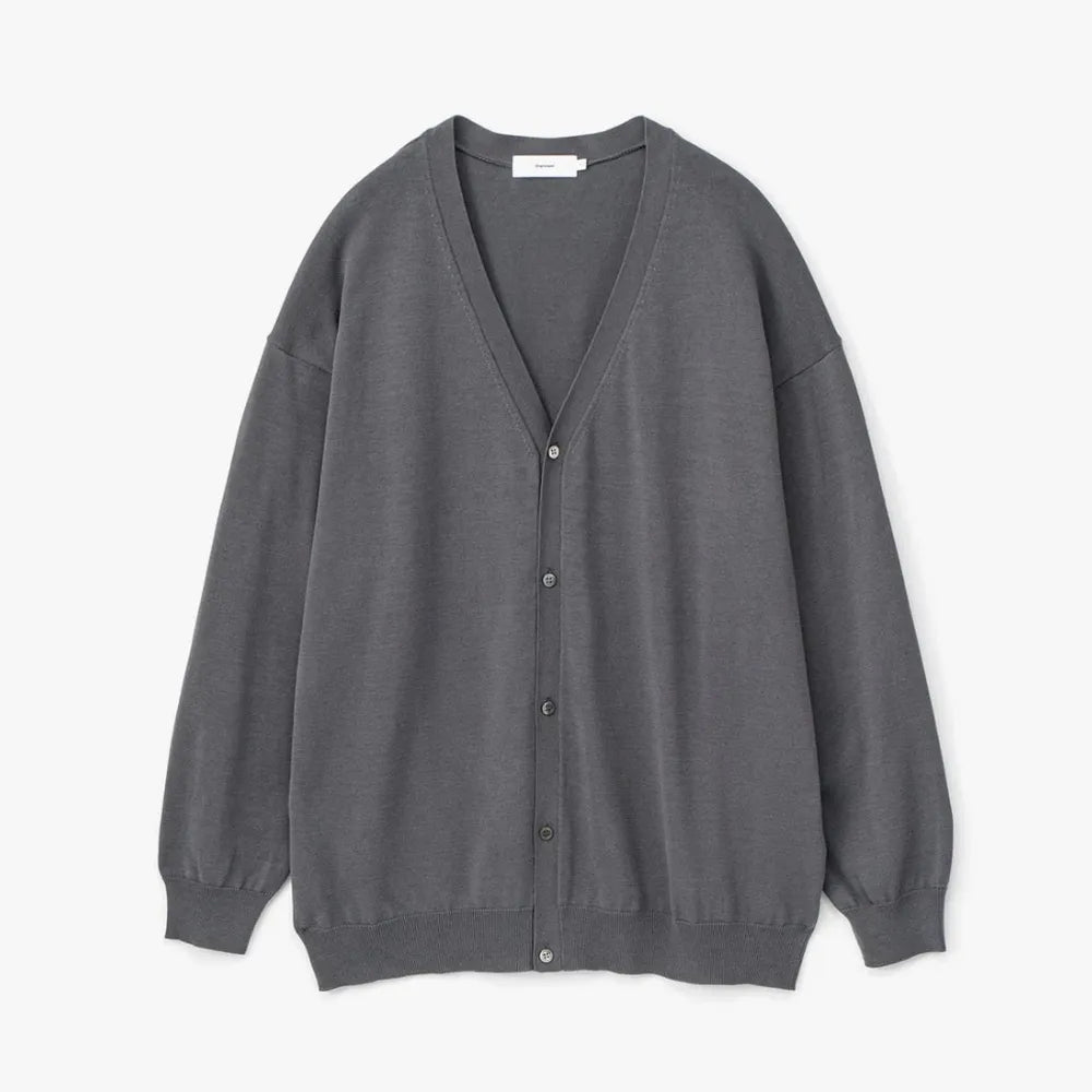 Graphpaper / Suvin Cotton Oversized Cardigan (GU241-80252B)