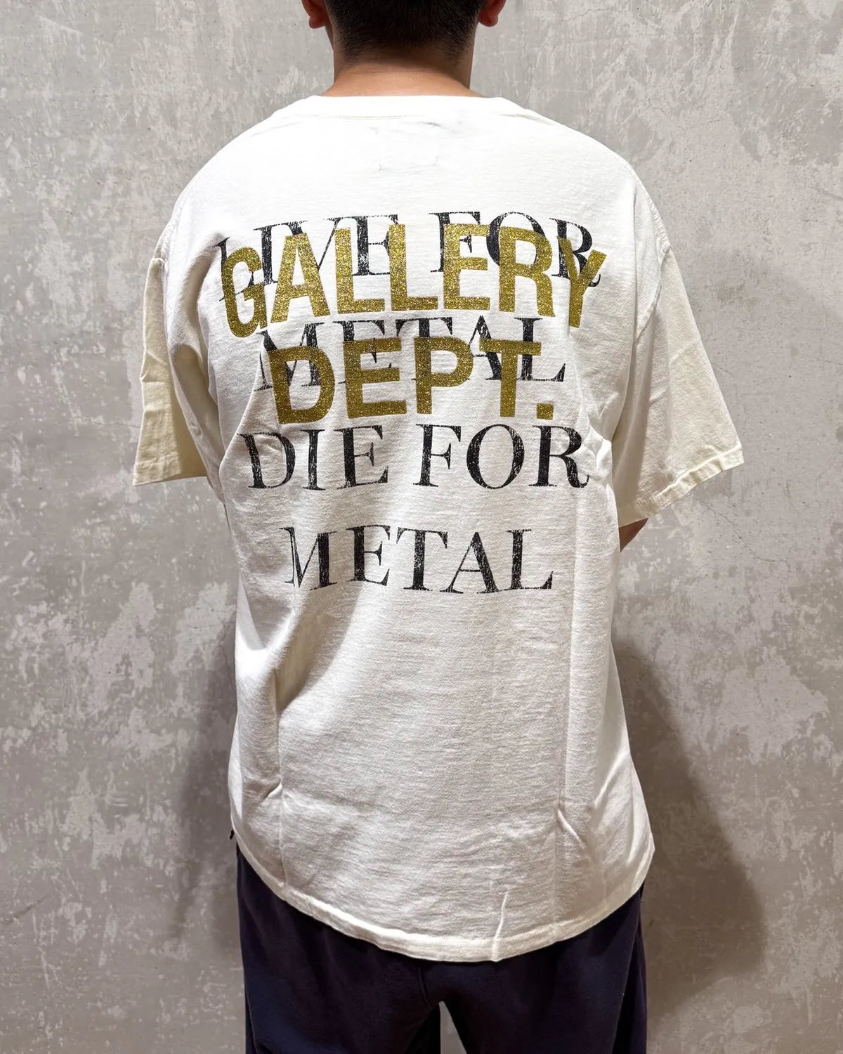 GALLERY DEPT. / LIVE FOR METAL TEE (LFM-10287)