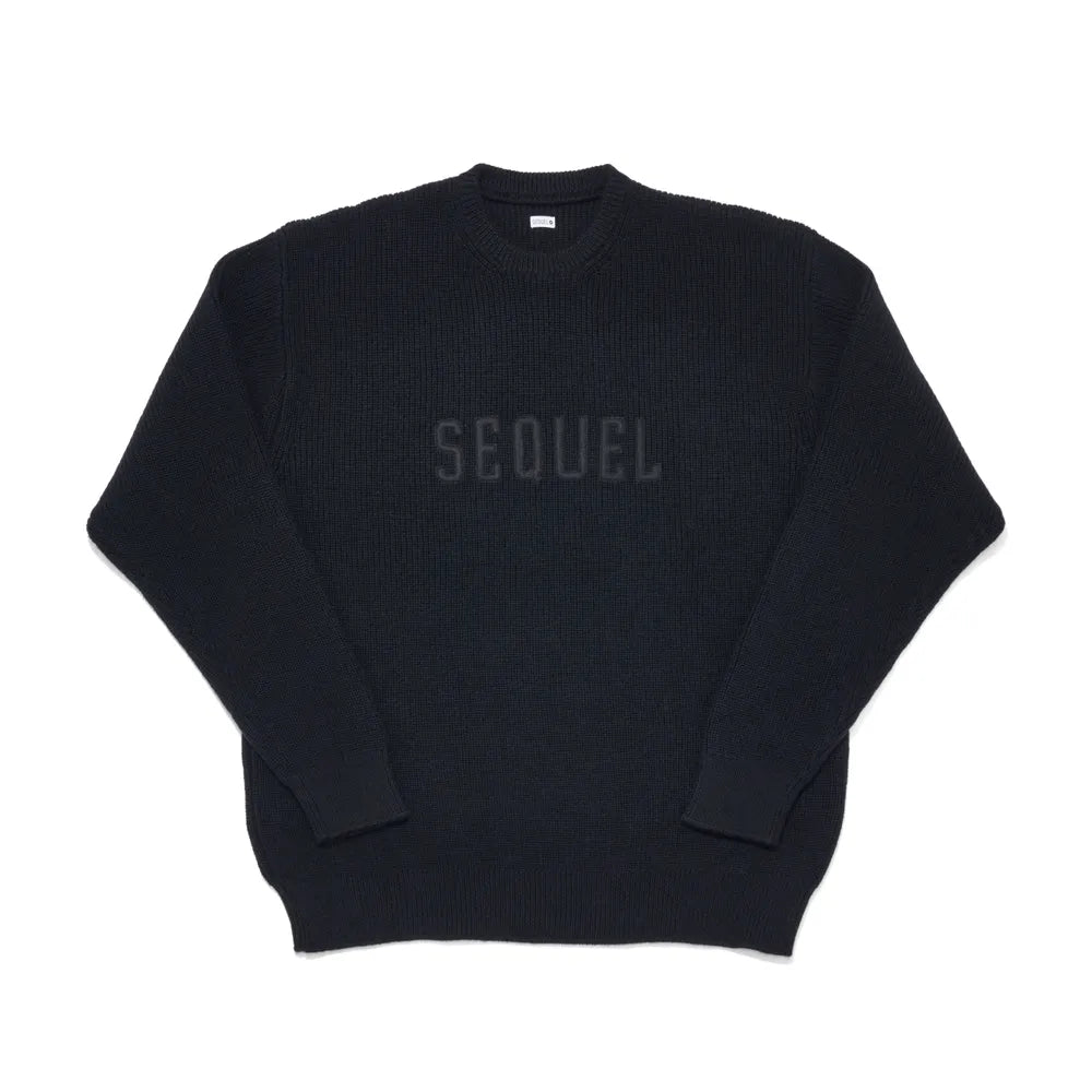 SEQUEL / LOW GAUGE CREW NECK KNIT (SQ-23AW-KN-04)