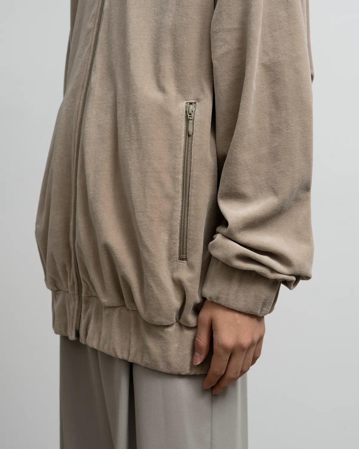 Graphpaper / Oxford Pique Jersey L/S Oversized BD Shirt