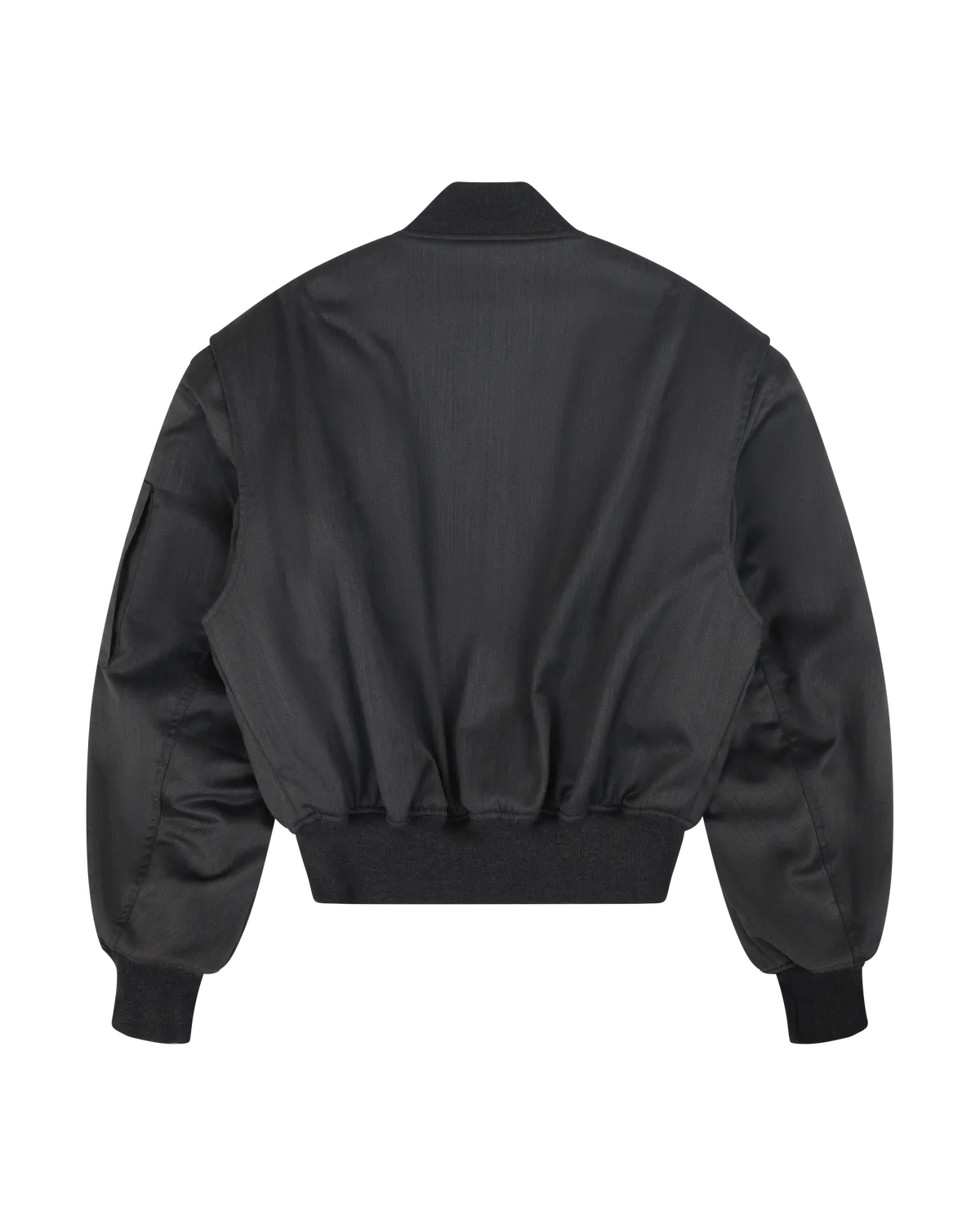 entire studios / CROPPED BROAD BOMBER SUITING (ESU-W25-1048)