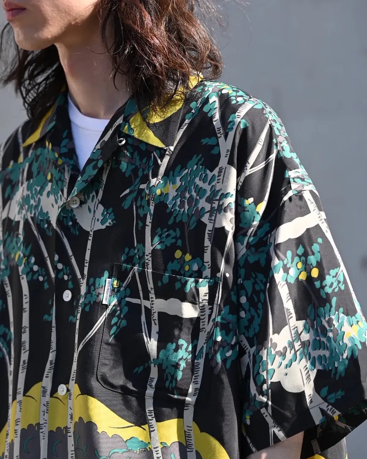 COOTIE PRODUCTIONS® / Rayon Open Collar S/S Shirts (CTE-25S413)