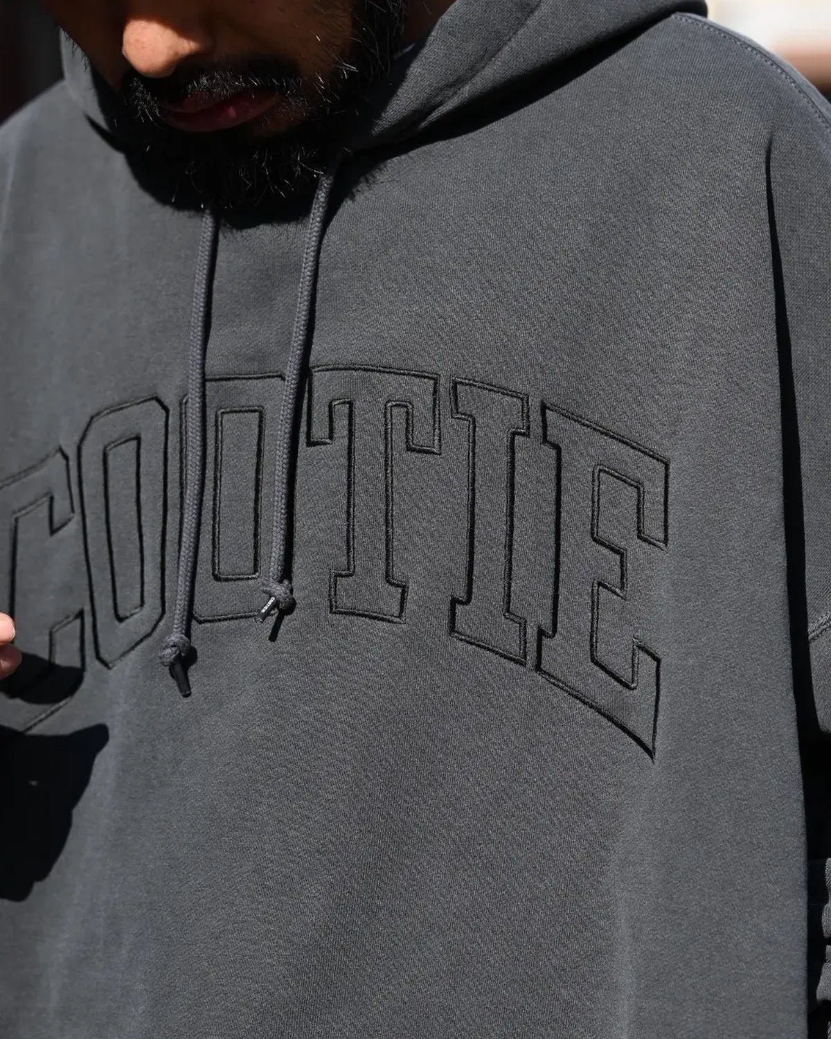 COOTIE PRODUCTIONS® / Chubby SwePigment Dyed Open End Yarn Sweat Hoodie (CTE-25A312)