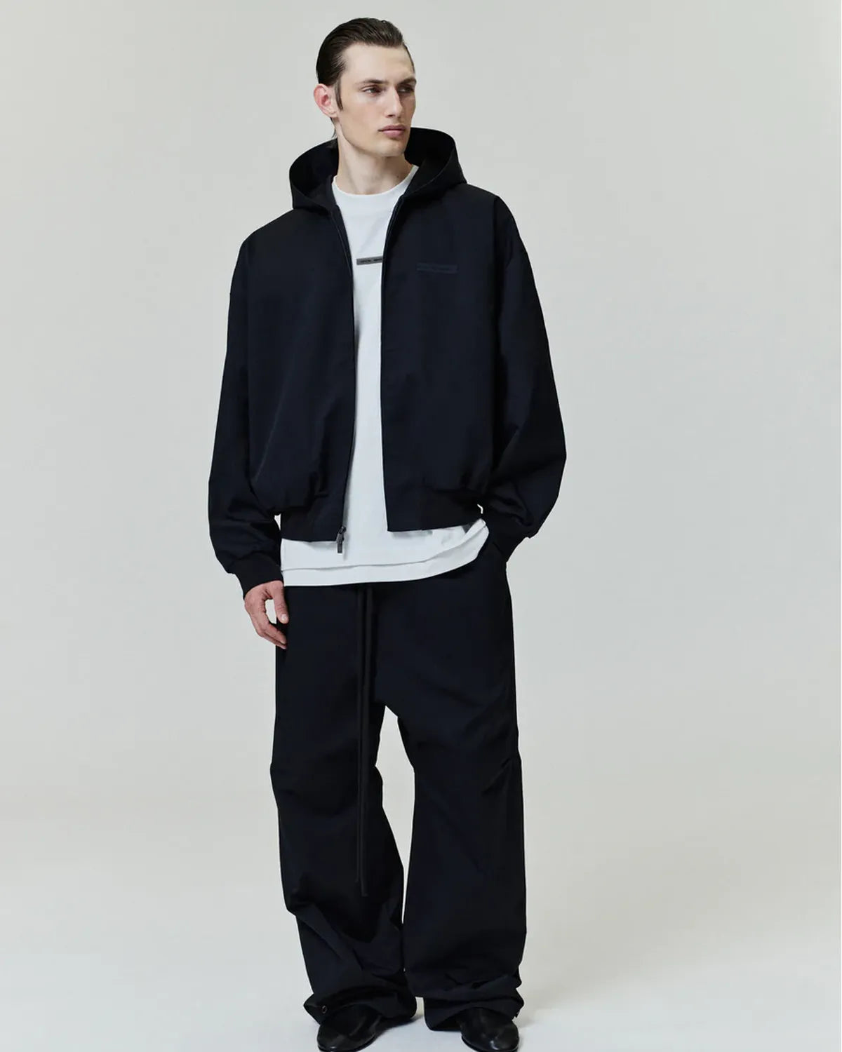 ESSENTIALS / POLY COTTON TWILL HOODIE (202SP258020F)