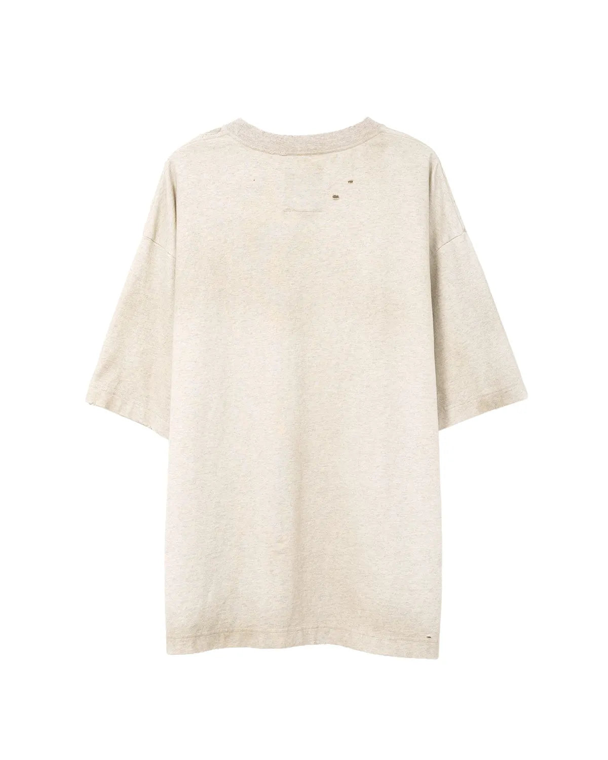 Maison MIHARA YASUHIRO / Cat Printed Embellished Distressed T-shirt (J15TS752)
