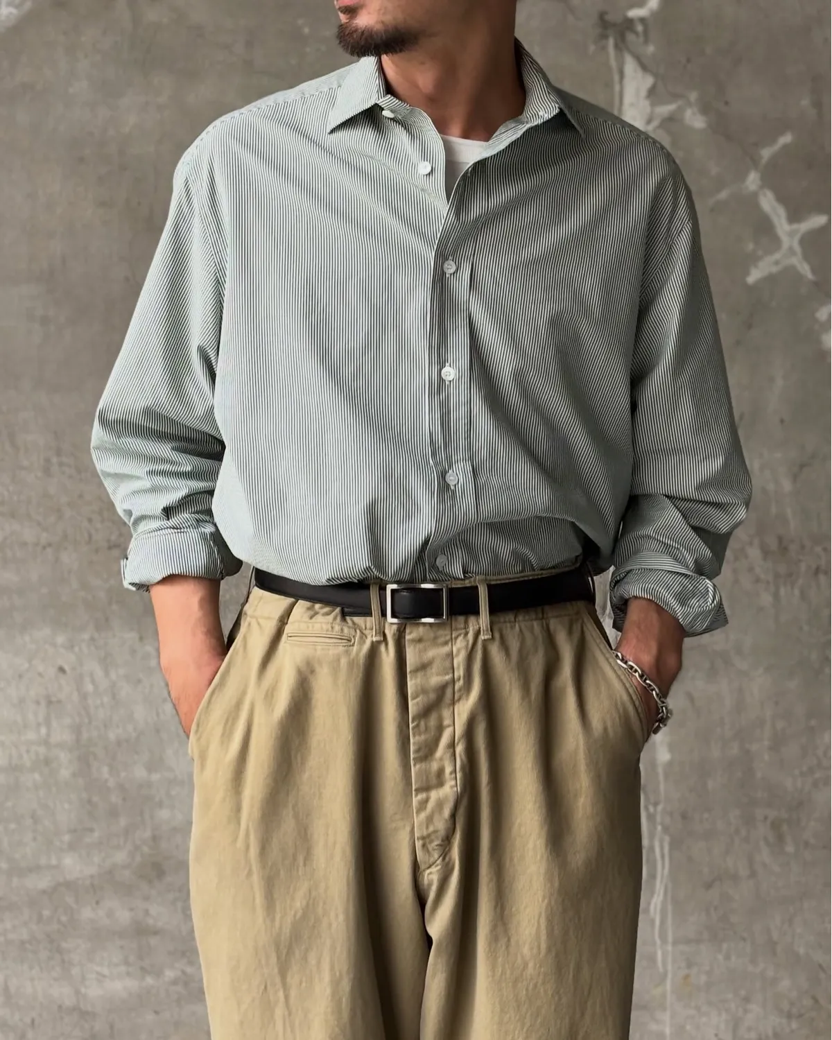 A.PRESSE / Spread Collar Shirt (26AAP-02-15)