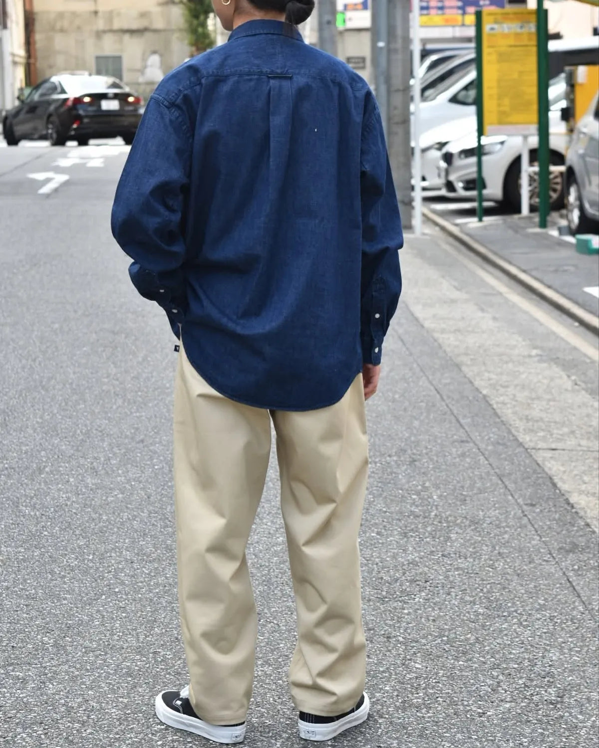 DESCENDANT / DC-6 ORGANIC COTTON TWILL TROUSERS (252WVDS-PTM01)
