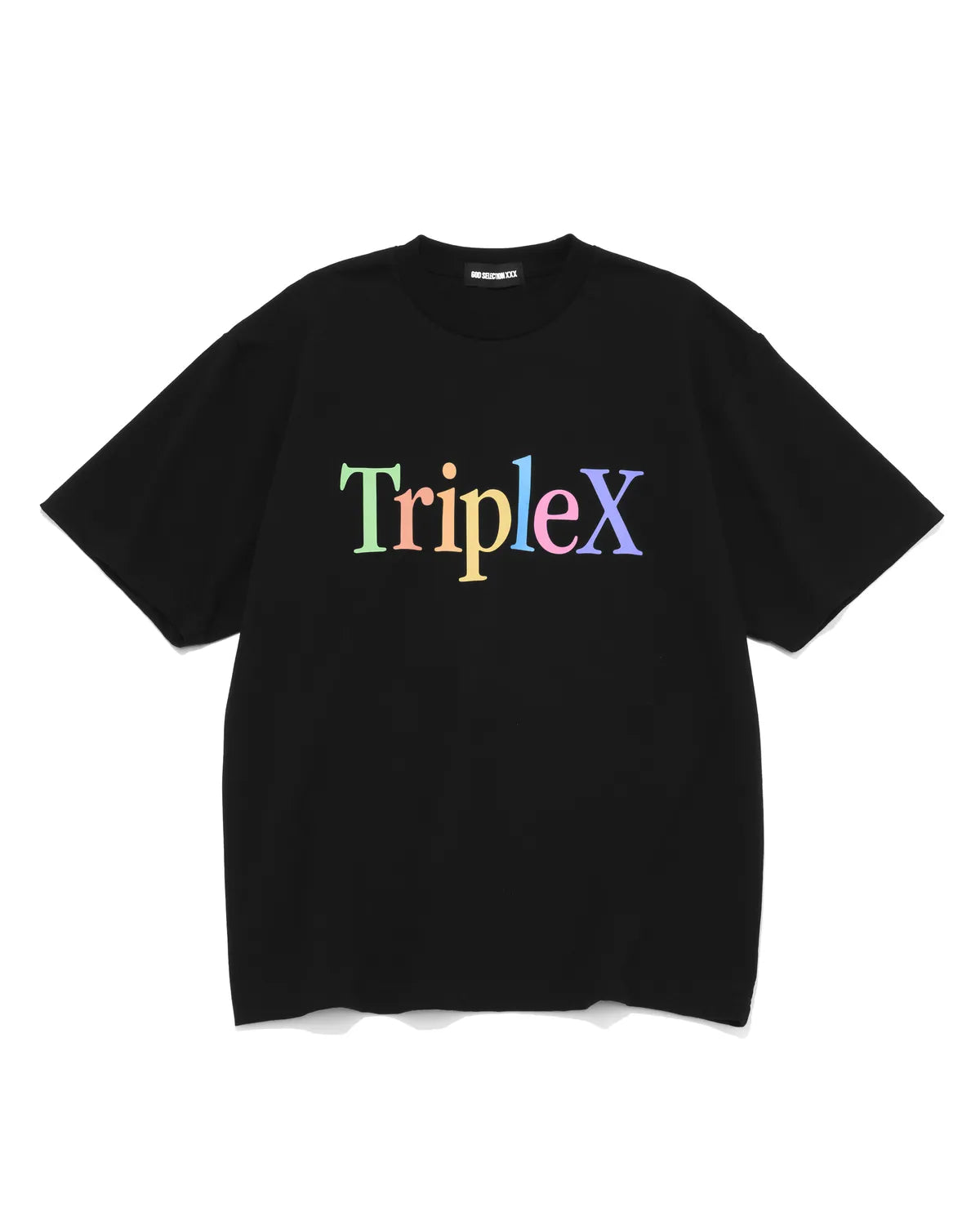 GOD SELECTION XXX / "TripleX" Multi-Color Logo Tee (GX-S26-ST-09)