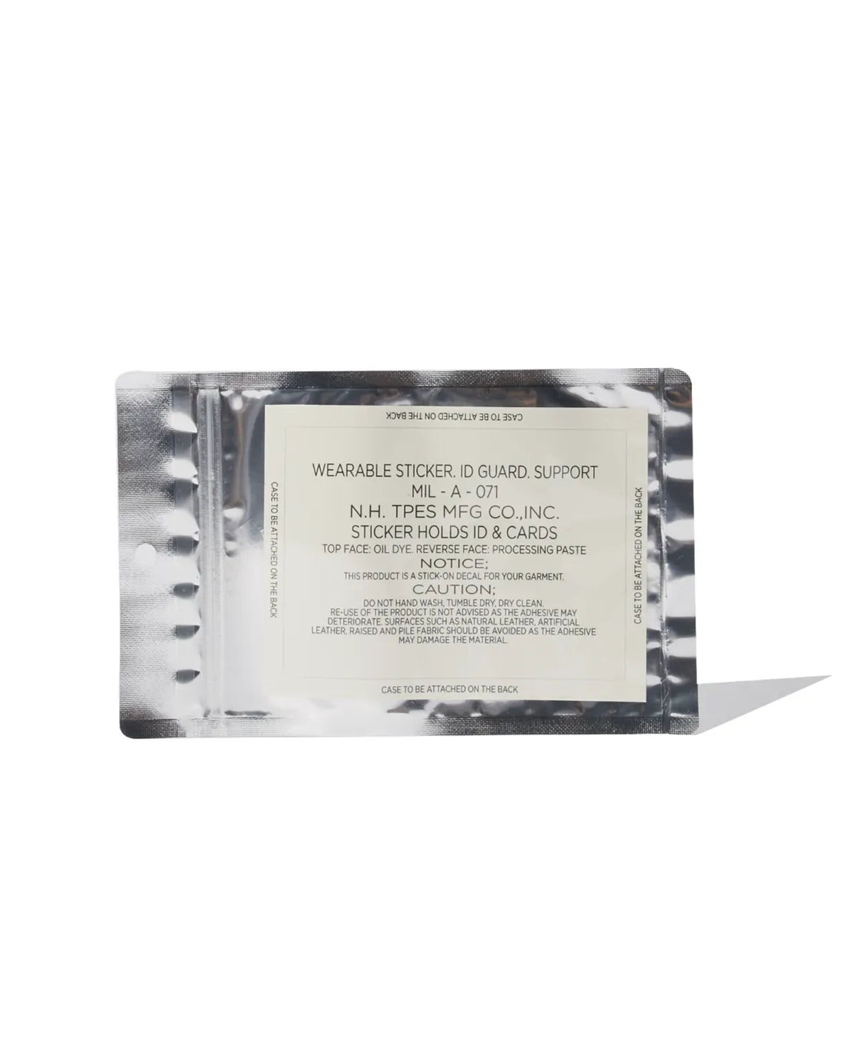 N.HOOLYWOOD TEST PRODUCT EXCHANGE SERVICE / WEARABLE STICKER (TPES-AC07)
