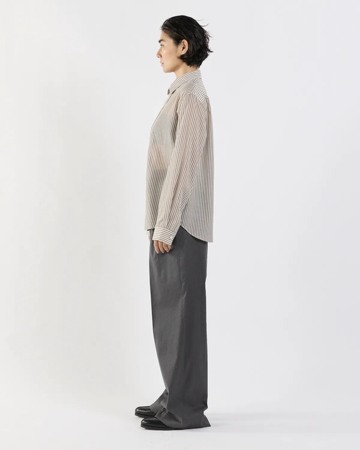 IHNN / Double-Breasted Wide Shirt (ID26S-BL04-1)