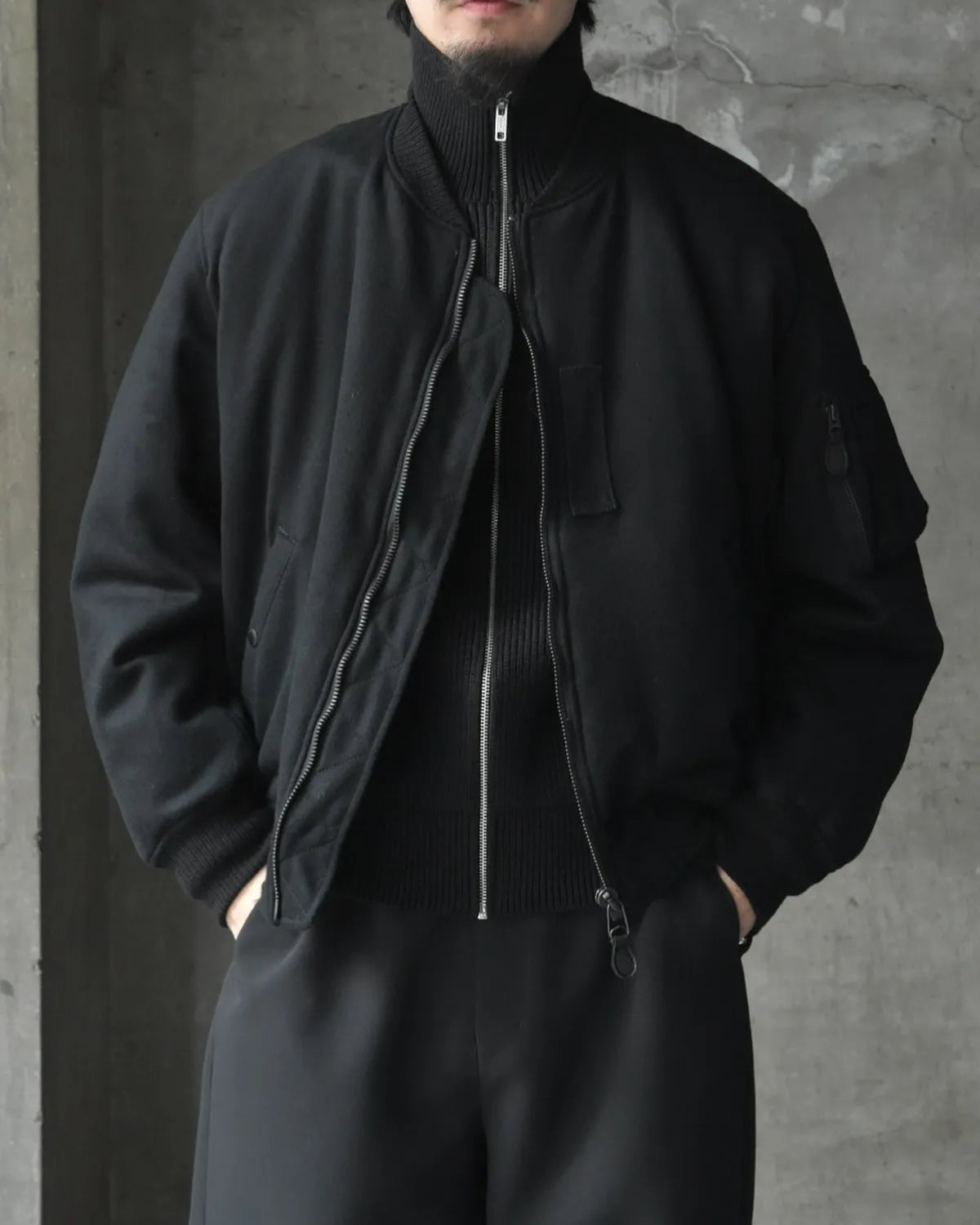 MINEDENIM / Wool Meiton Bomber JKT (2511-9001)