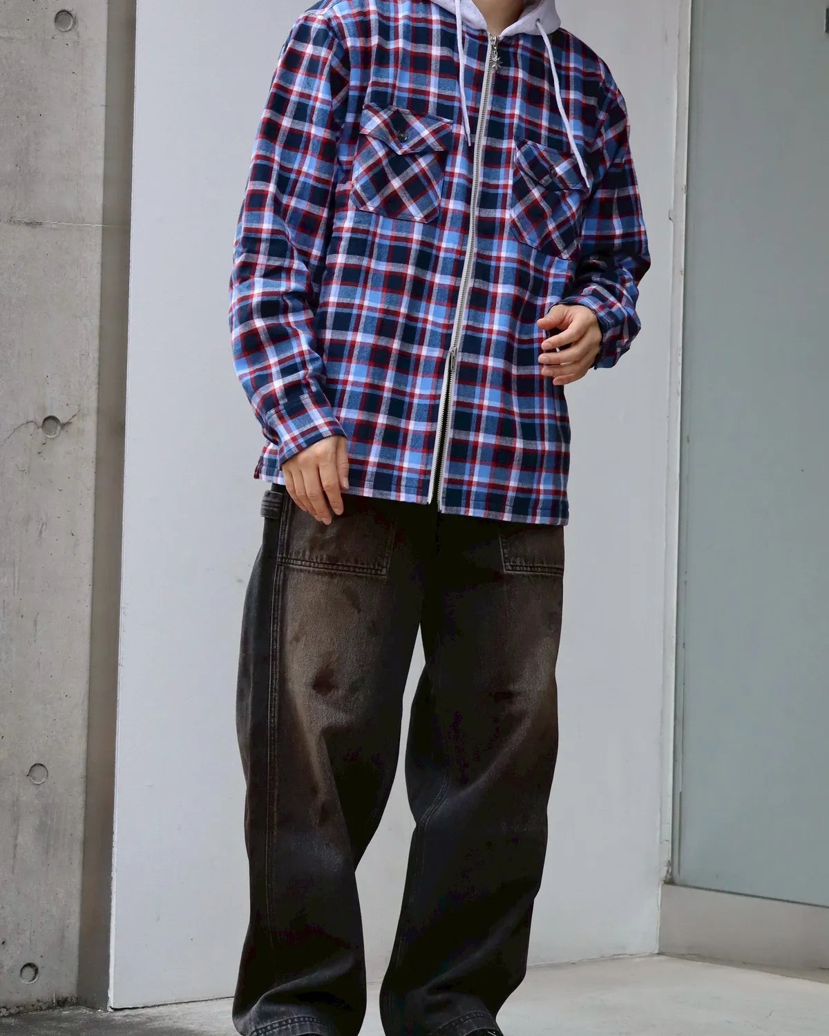 BoTT / Hooded Fannel Shirt