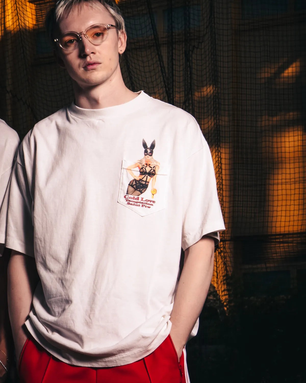 ©︎SAINT Mxxxxxx / SS T-SHIRT / POCKET (SM-MK8-0000-017)