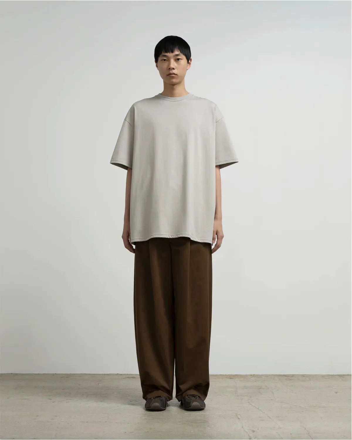 Graphpaper / Tri Spun Cotton S/S Oversized Tee (GM263-70359)