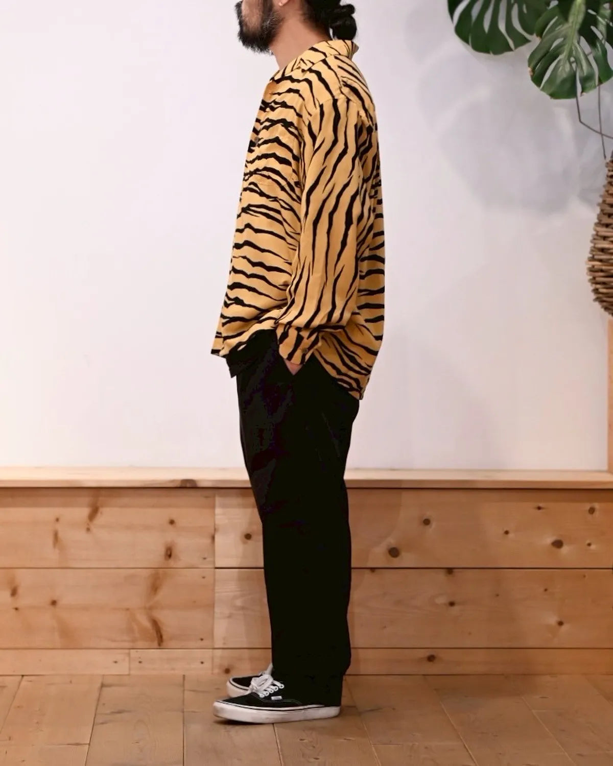 WACKO MARIA / TIGER OPEN COLLAR SHIRT -TYPE-2- (25FW-WMS-HI02)