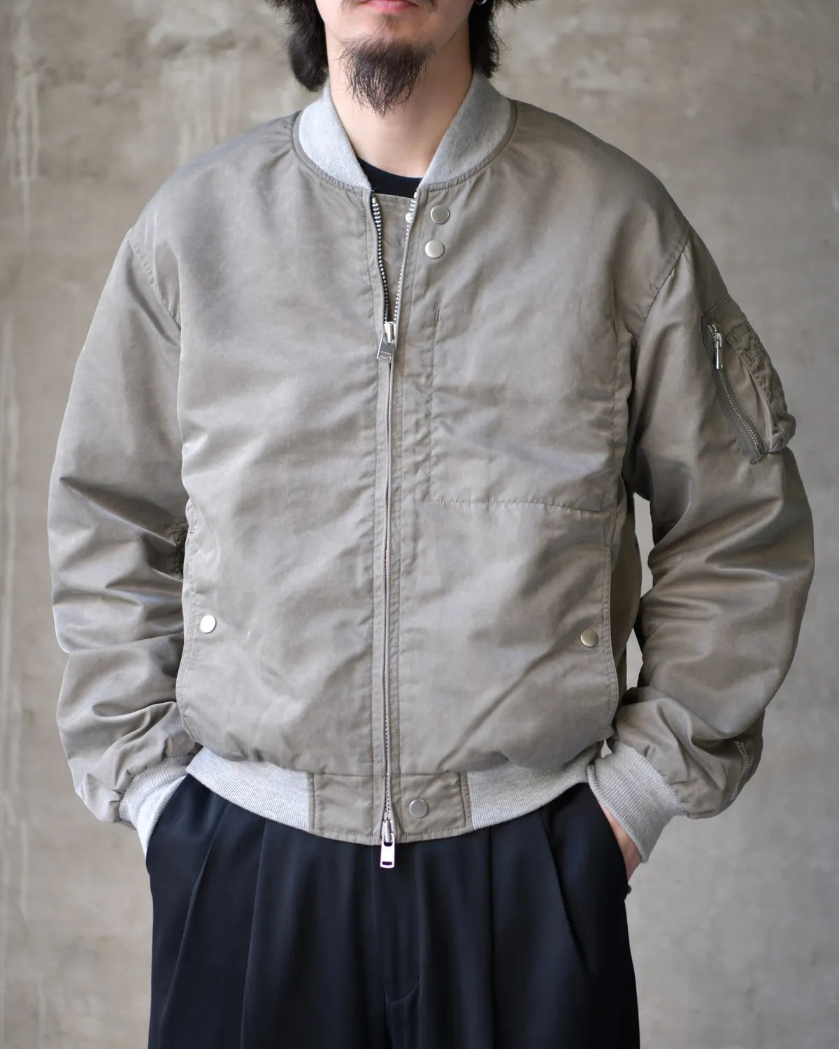 NONNATIVE / TROOPER BLOUSON NYLON TWILL PIGMENT DYE WITH WINDSTOPPER® (NN-J4810)
